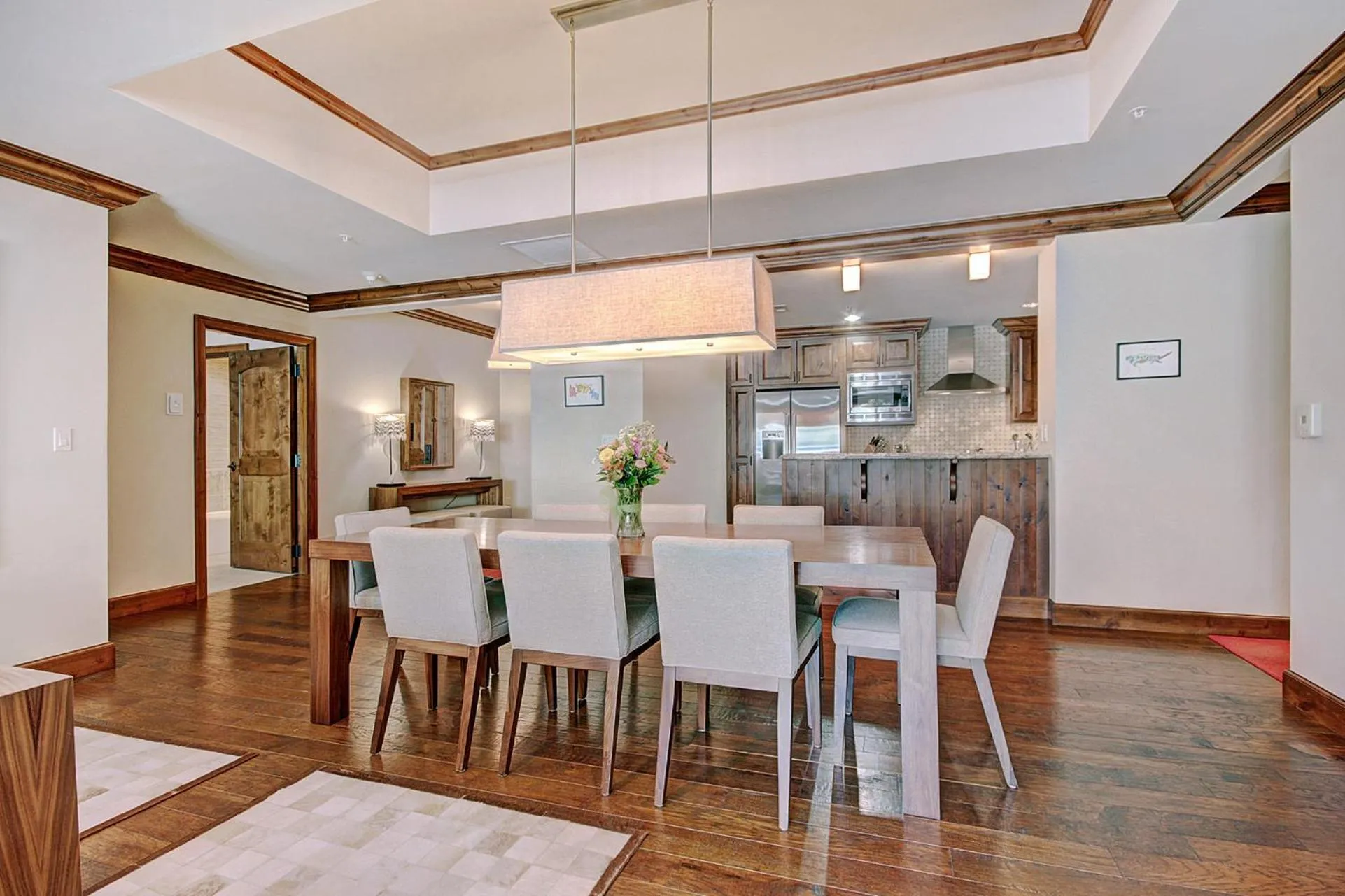 Dining area in The Vail Collection at the Ritz Carlton Residences Vail