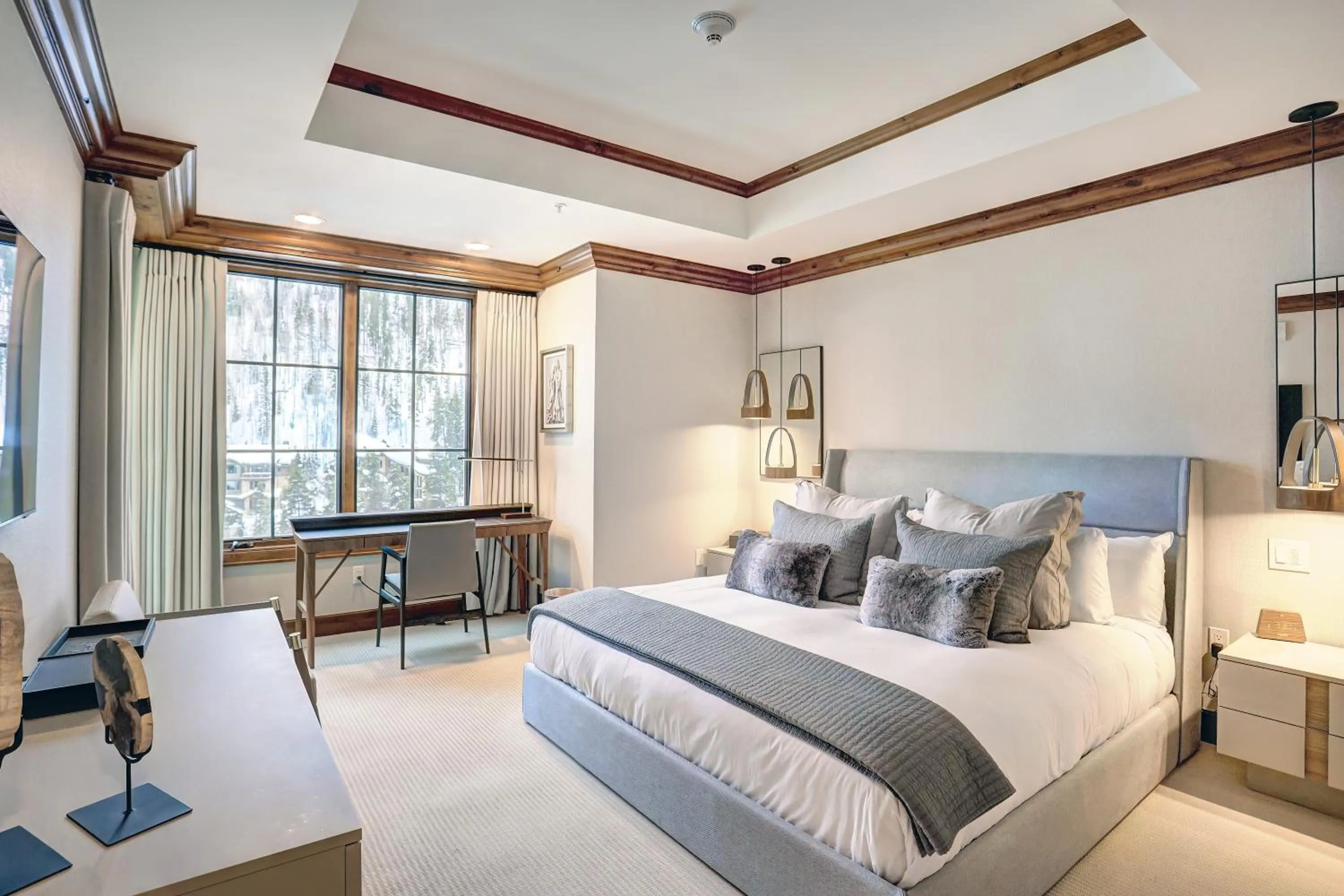 Bed in The Vail Collection at the Ritz Carlton Residences Vail