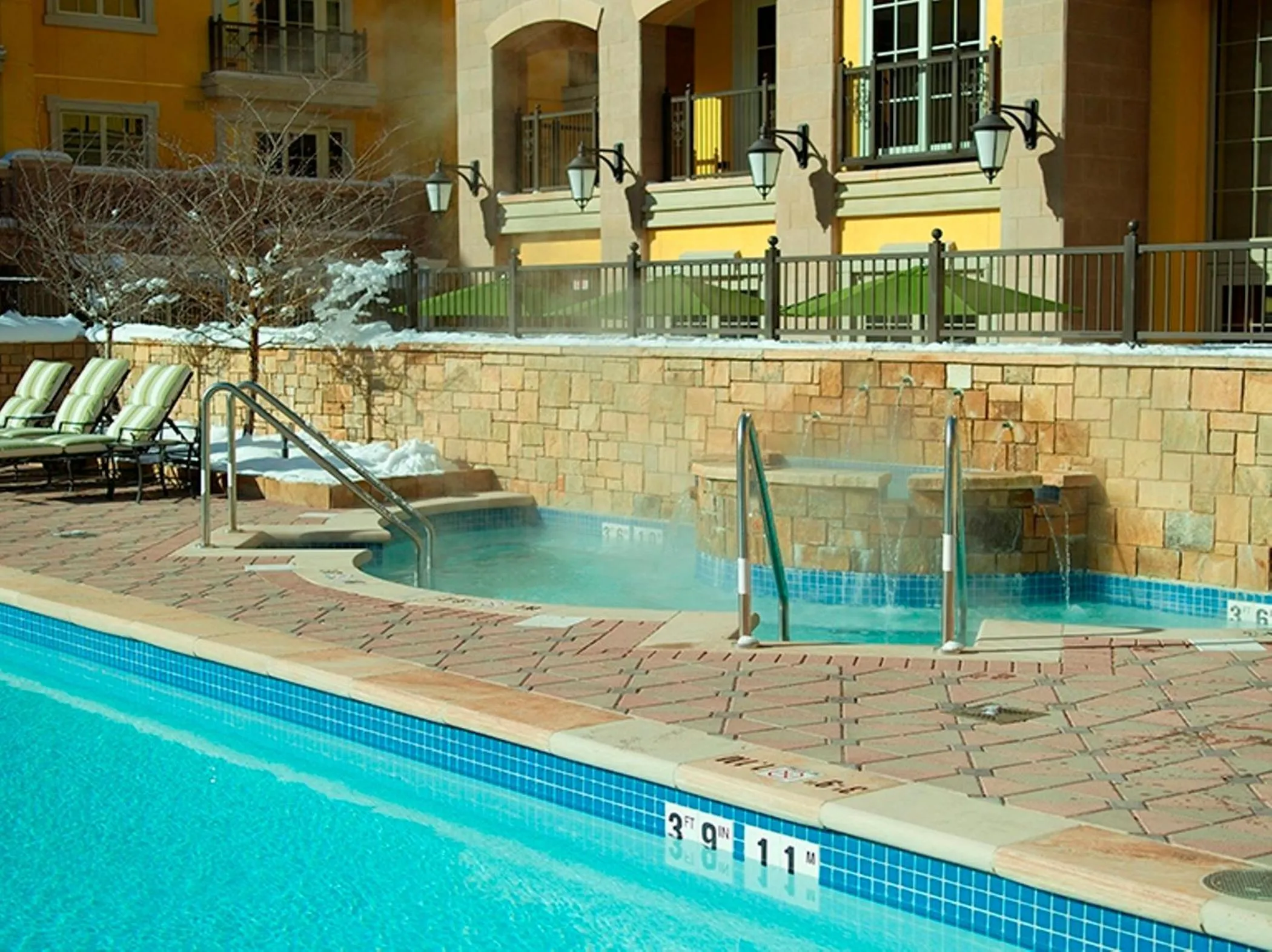 Swimming pool in The Vail Collection at the Ritz Carlton Residences Vail