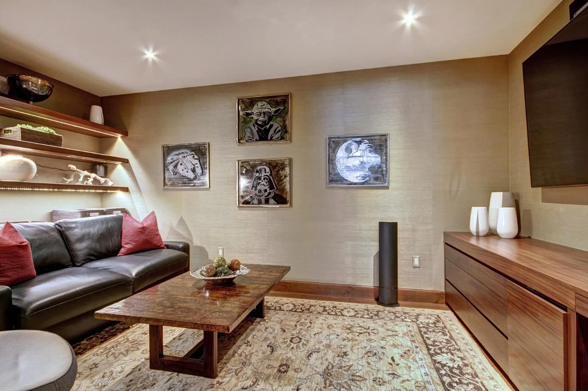 Seating area in The Vail Collection at the Ritz Carlton Residences Vail