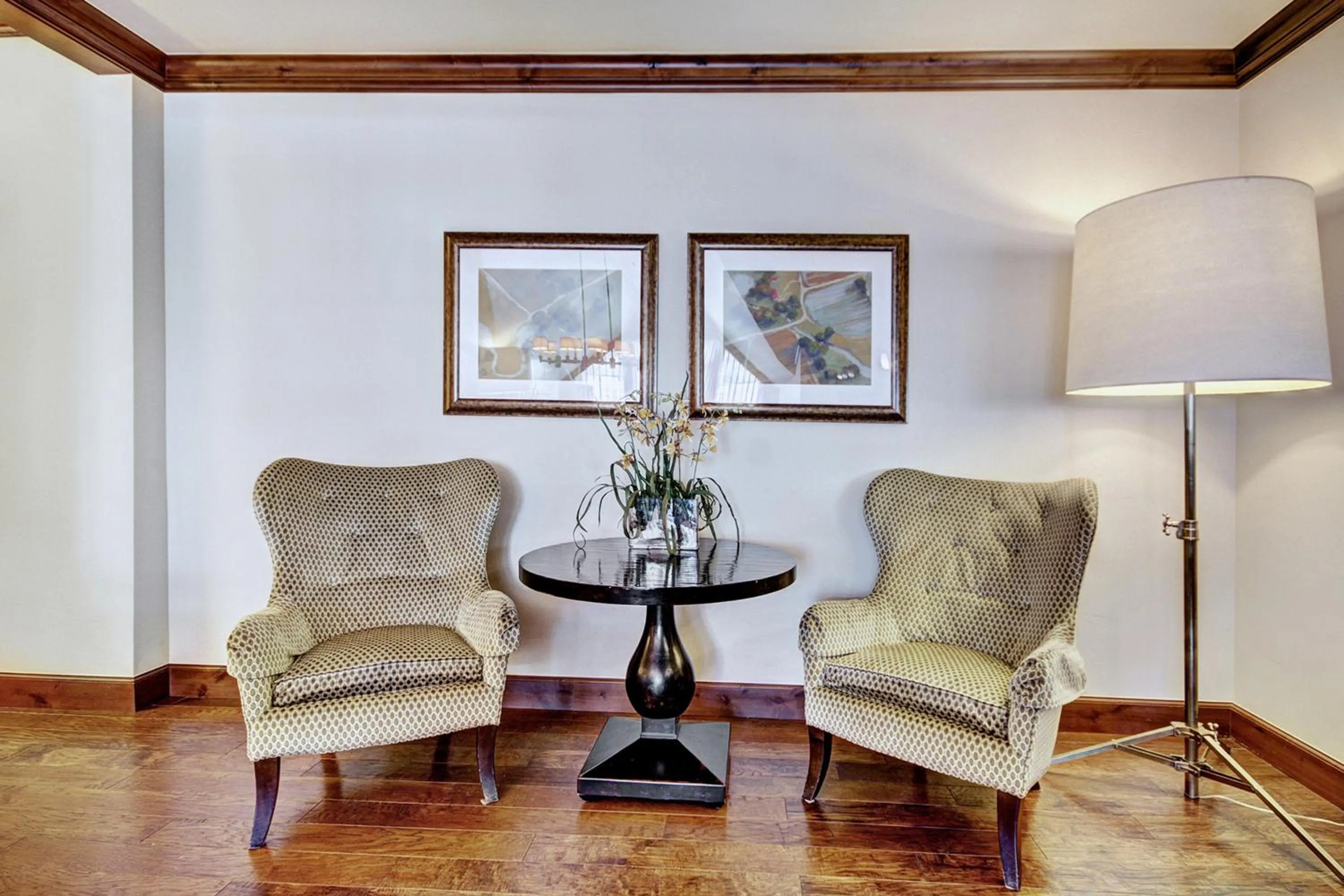 Living room in The Vail Collection at the Ritz Carlton Residences Vail