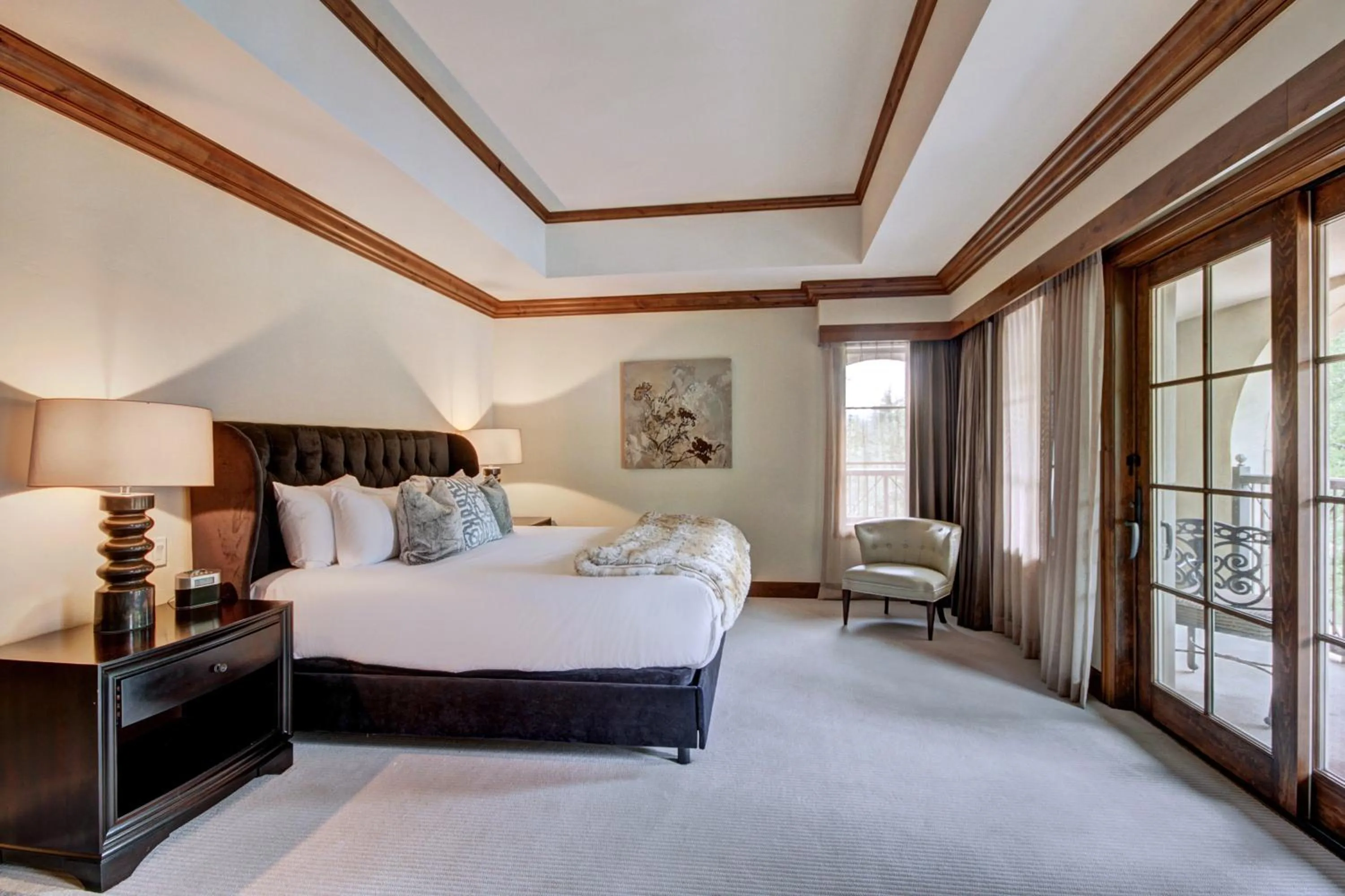 Bed in The Vail Collection at the Ritz Carlton Residences Vail