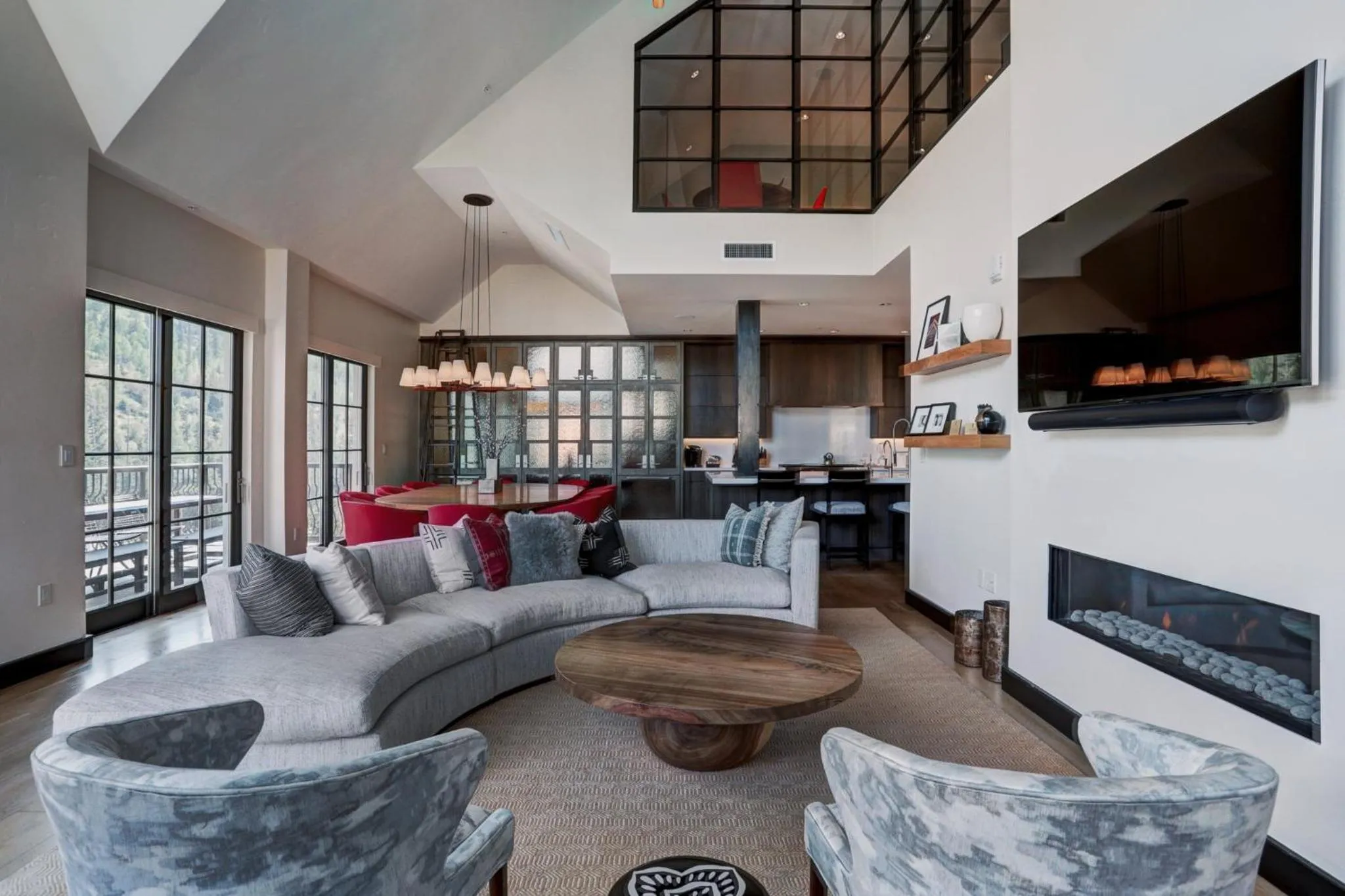 Living room in The Vail Collection at the Ritz Carlton Residences Vail