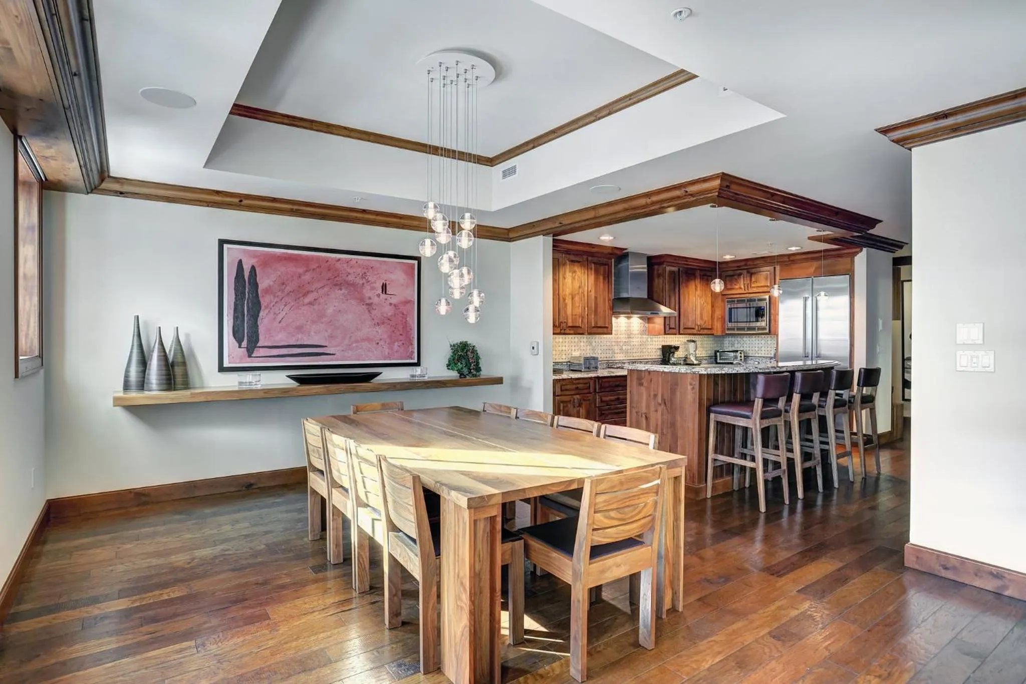 Dining area in The Vail Collection at the Ritz Carlton Residences Vail