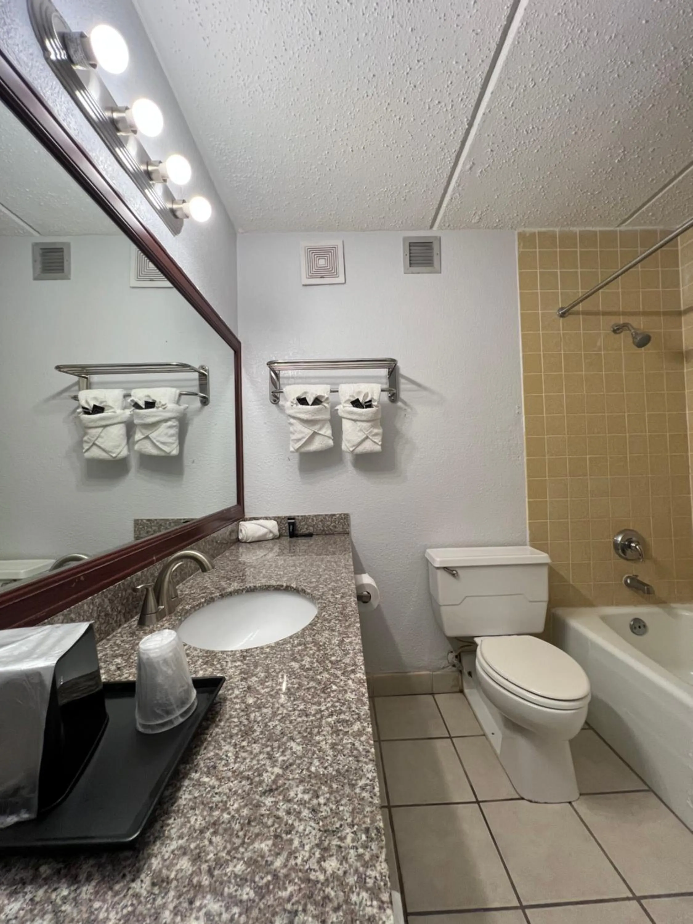Shower in The Grand Hotel Spindletop