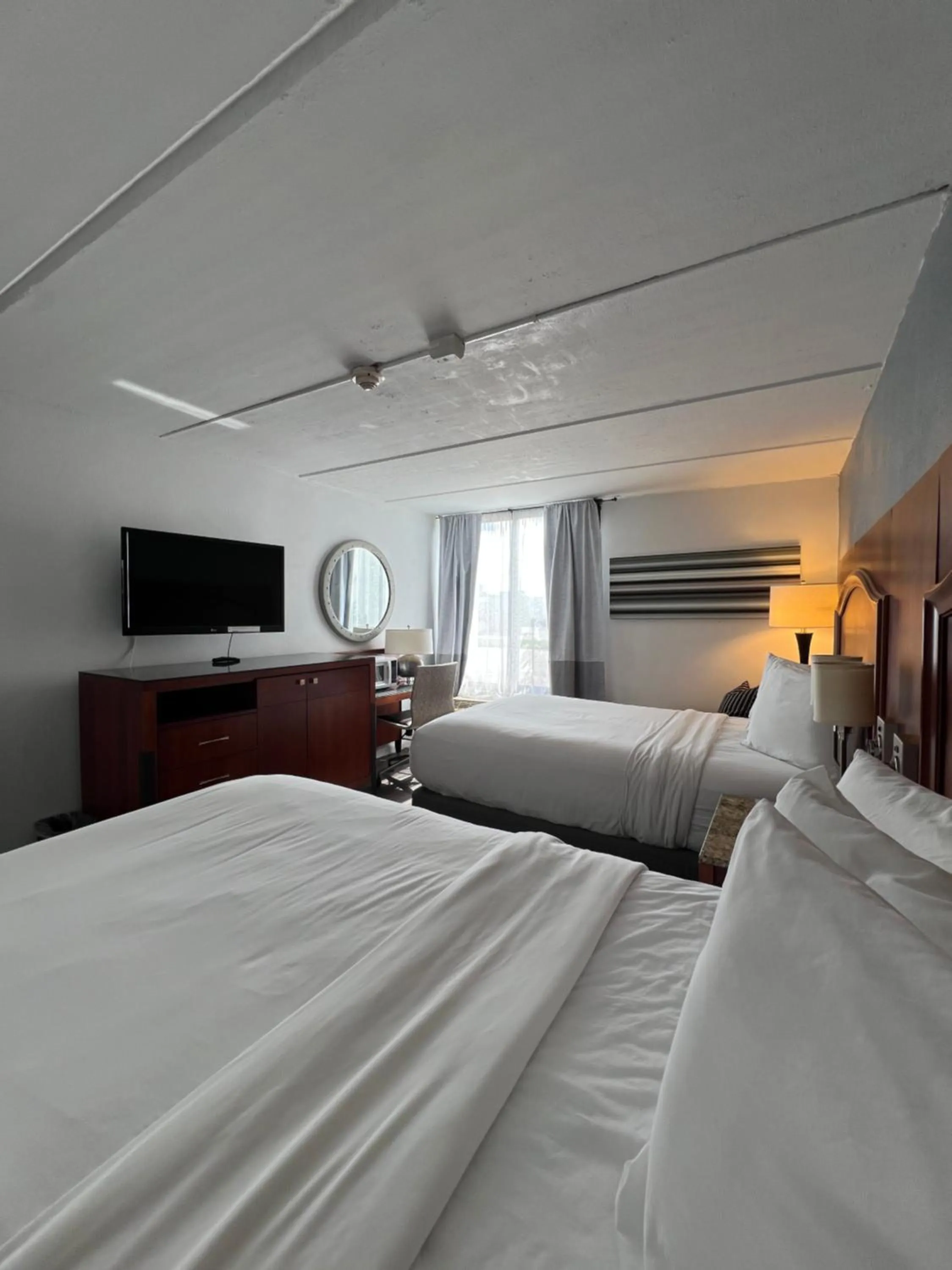 Bed in The Grand Hotel Spindletop