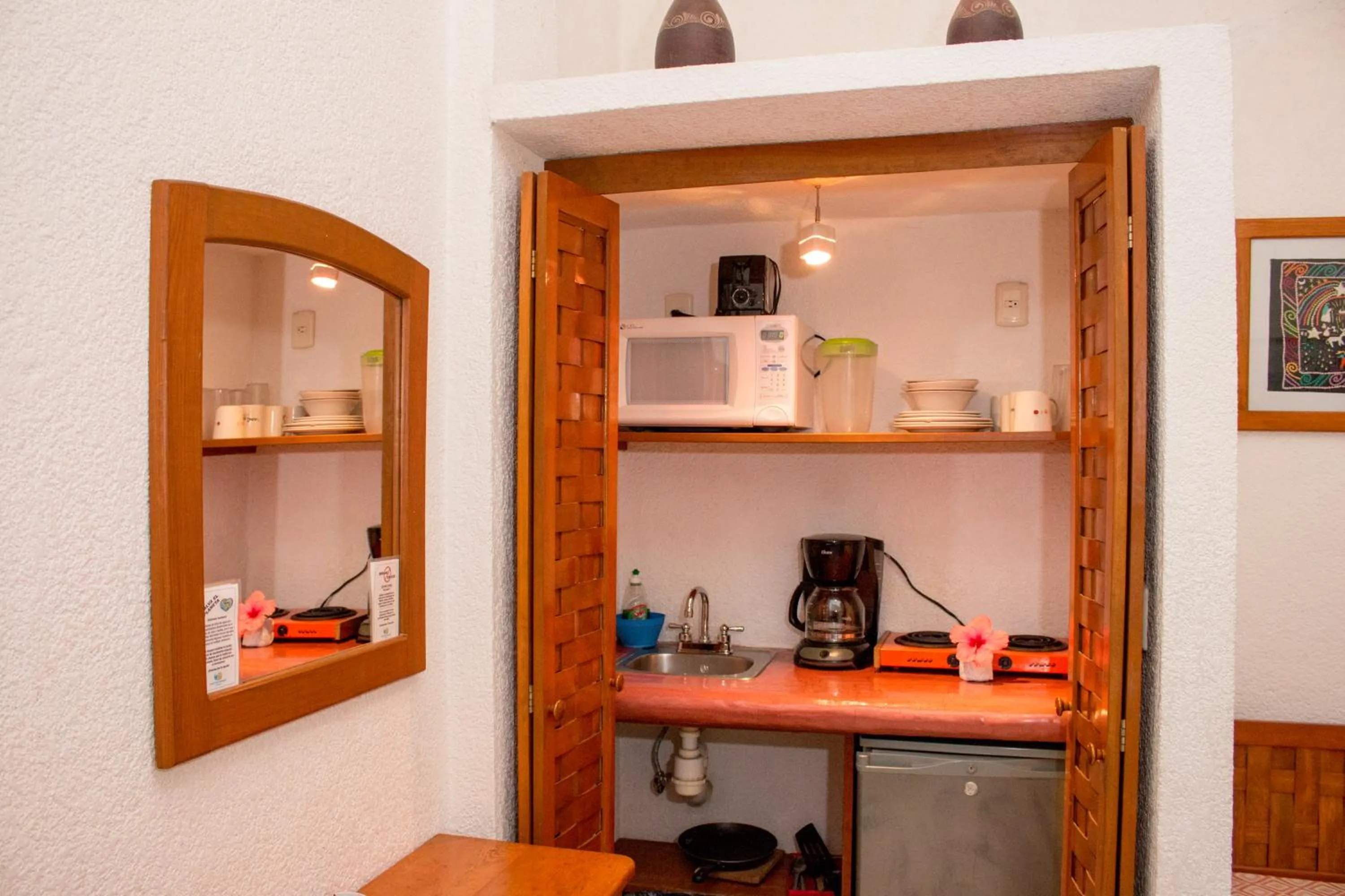 Kitchen or kitchenette in Villas Mercedes