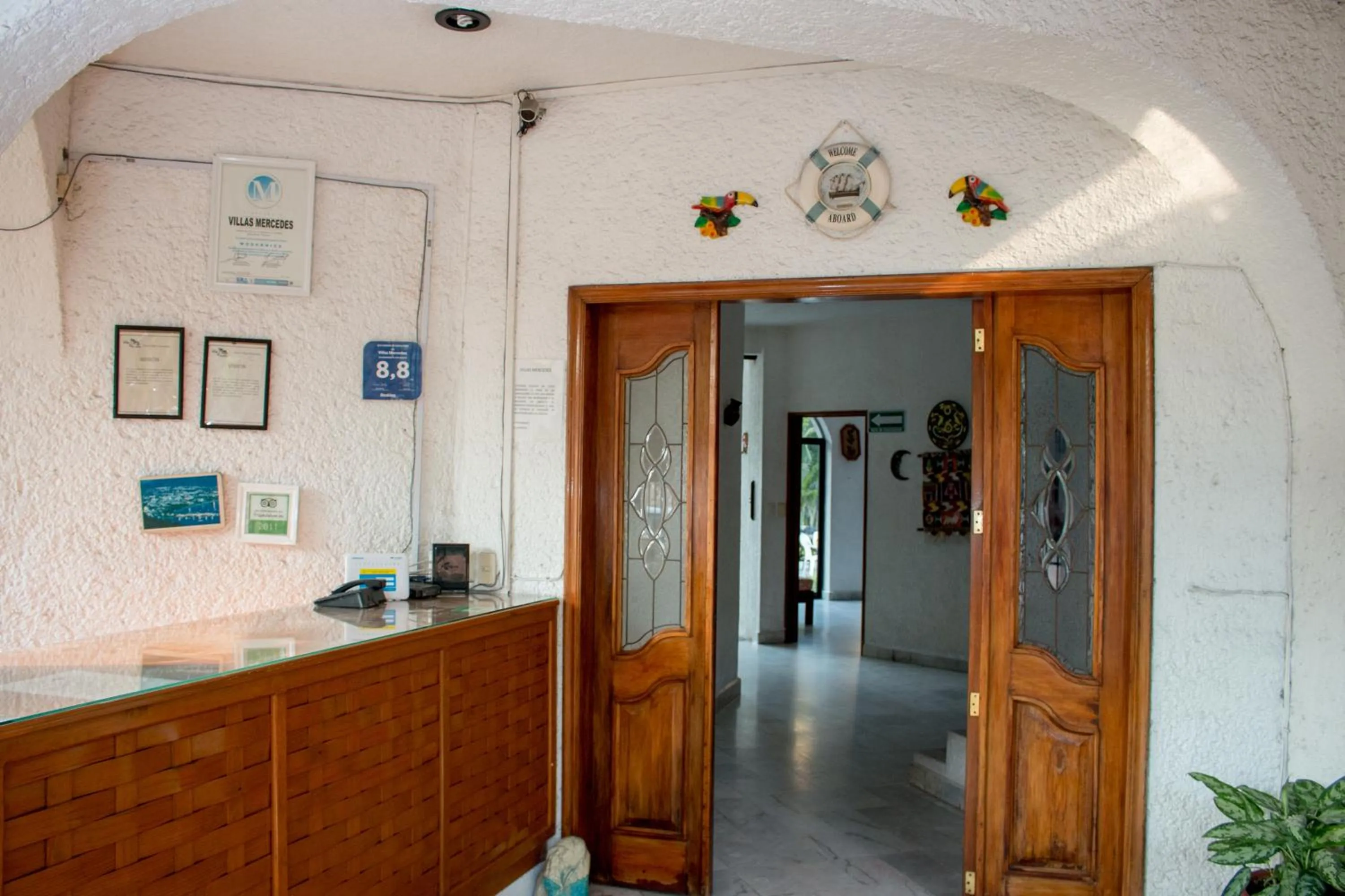 Lobby or reception in Villas Mercedes