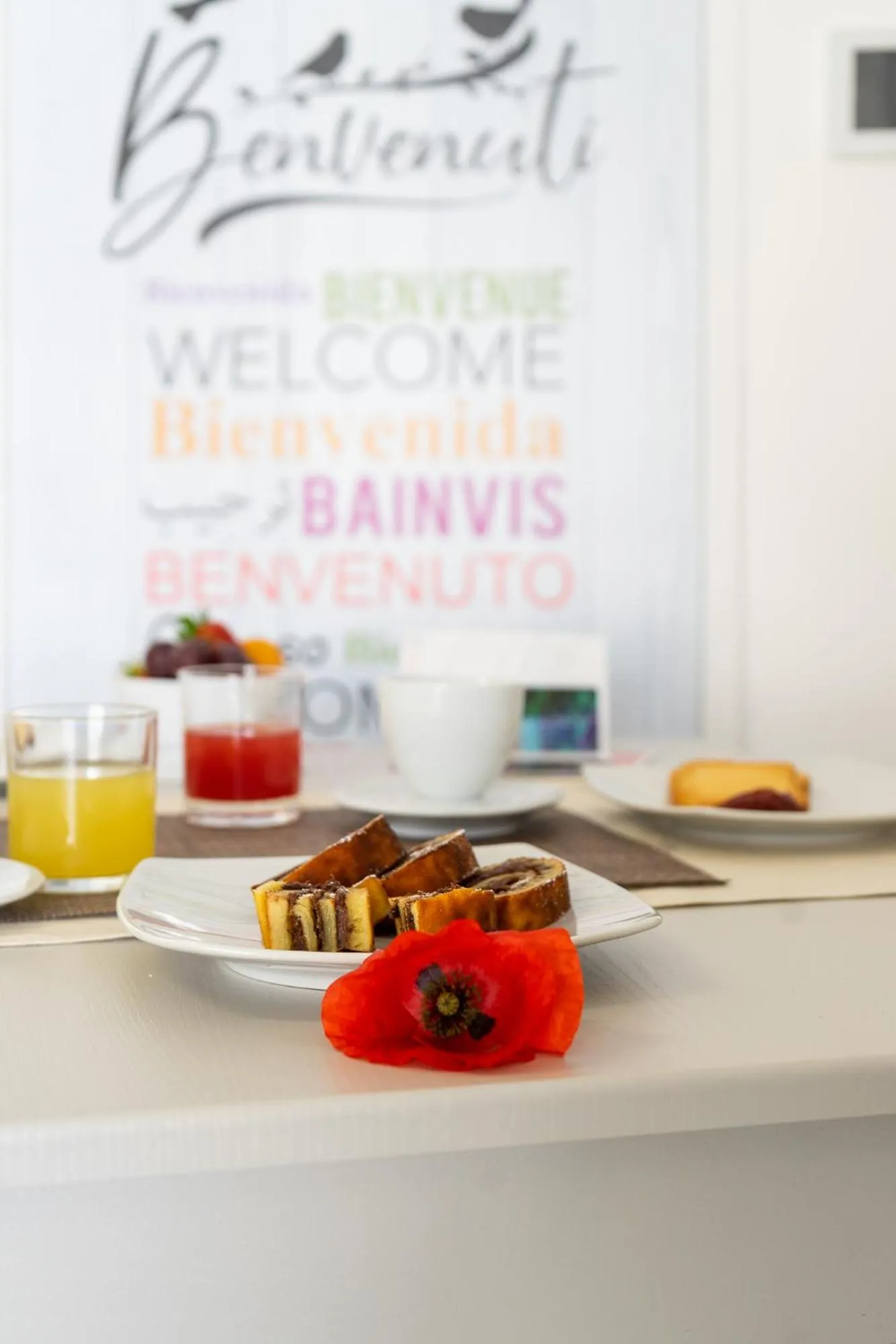 Food and drinks in Paloma B&B