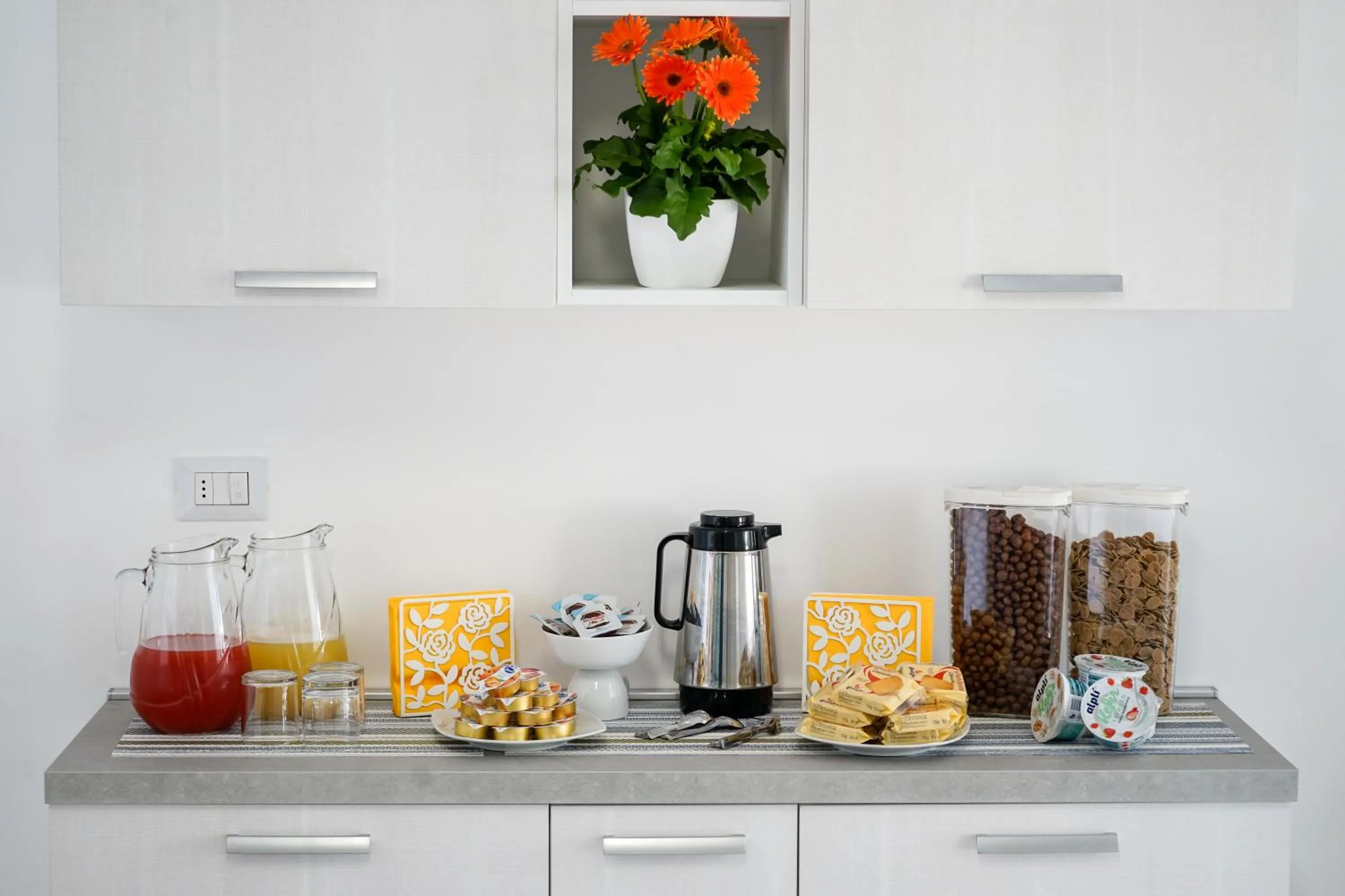 Food and drinks in Paloma B&B