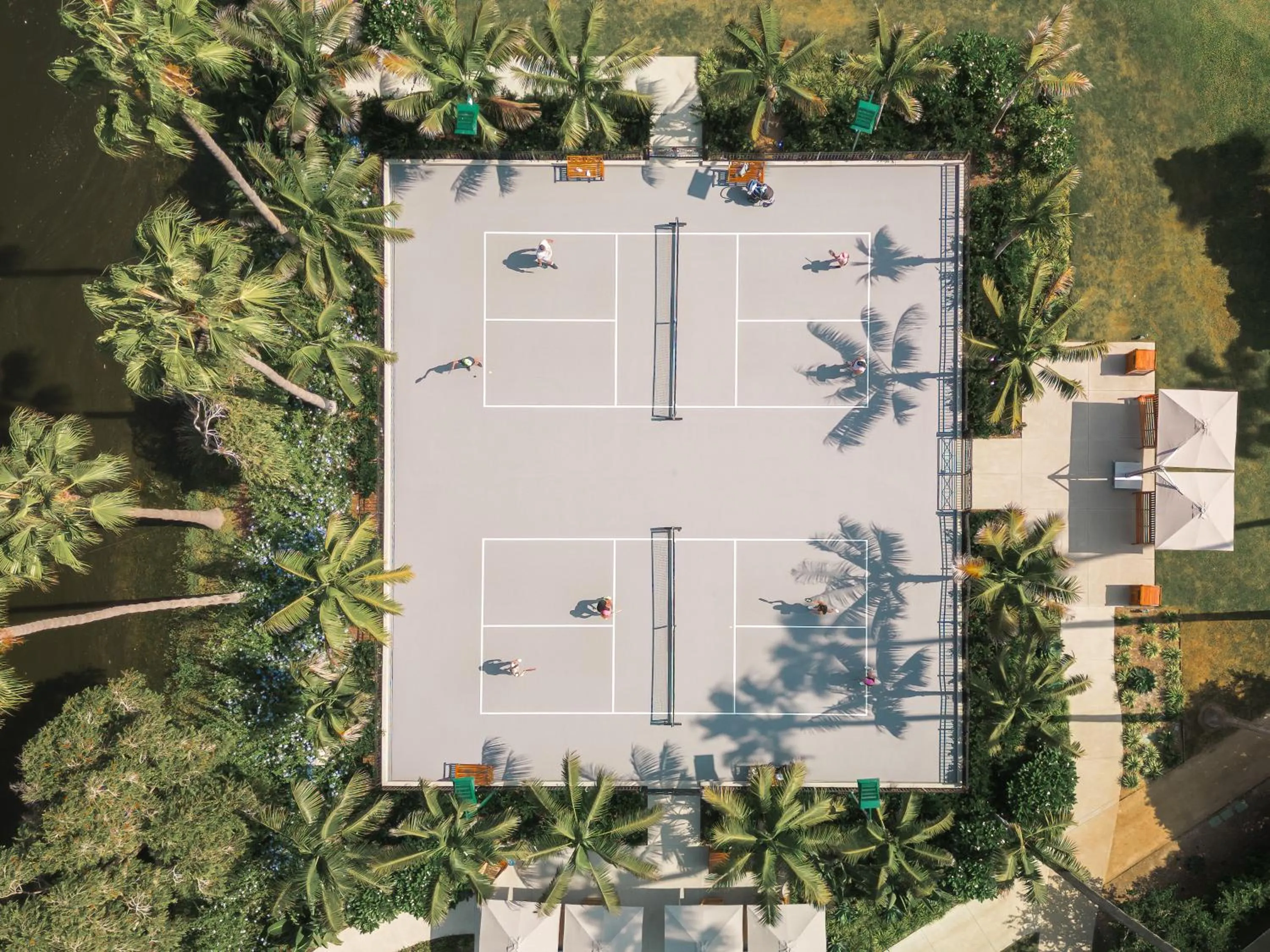 Tennis court in La Jolla Beach & Tennis Club