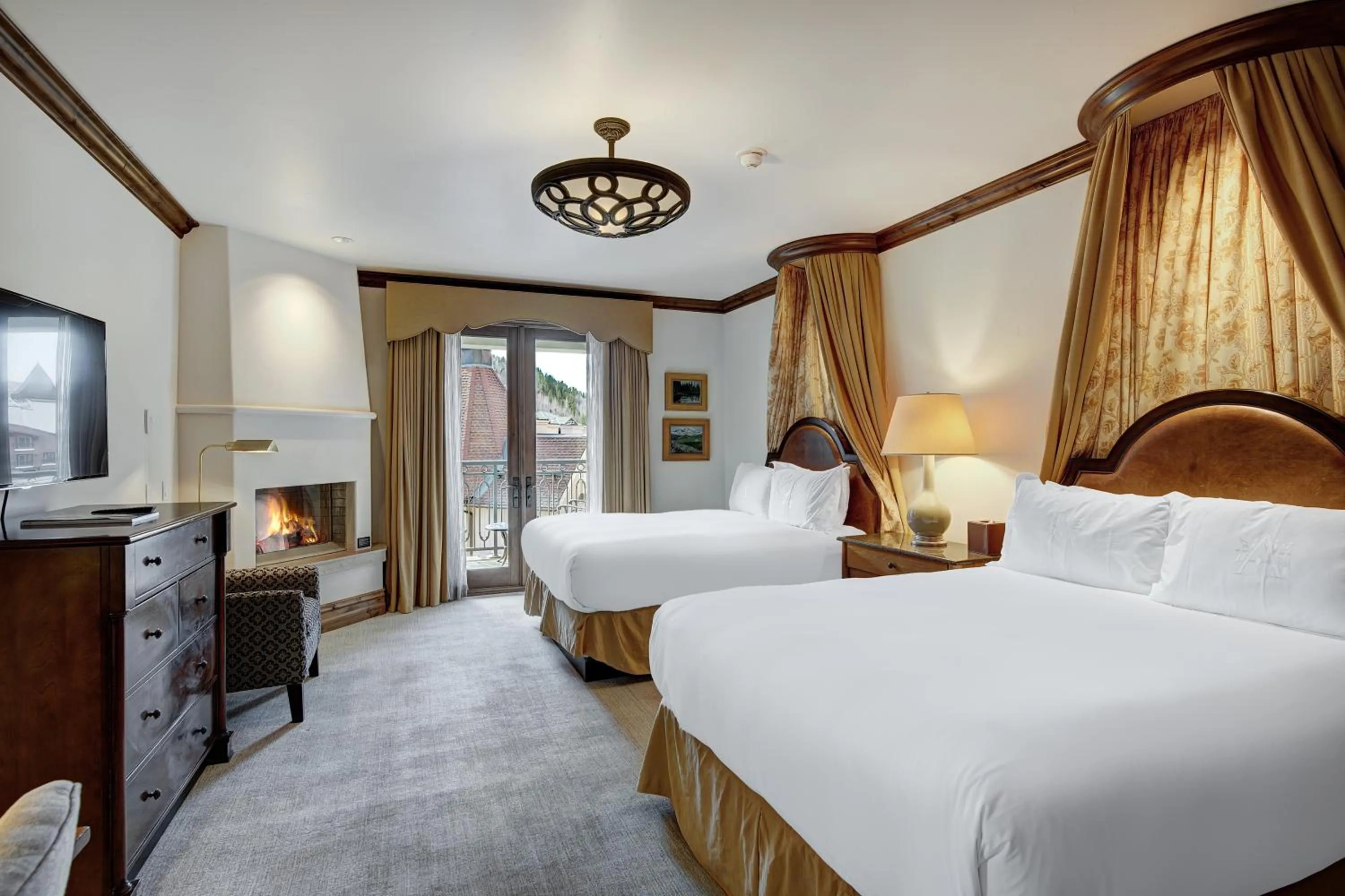 Bed in The Arrabelle at Vail Square, a RockResort, by Vail Resorts