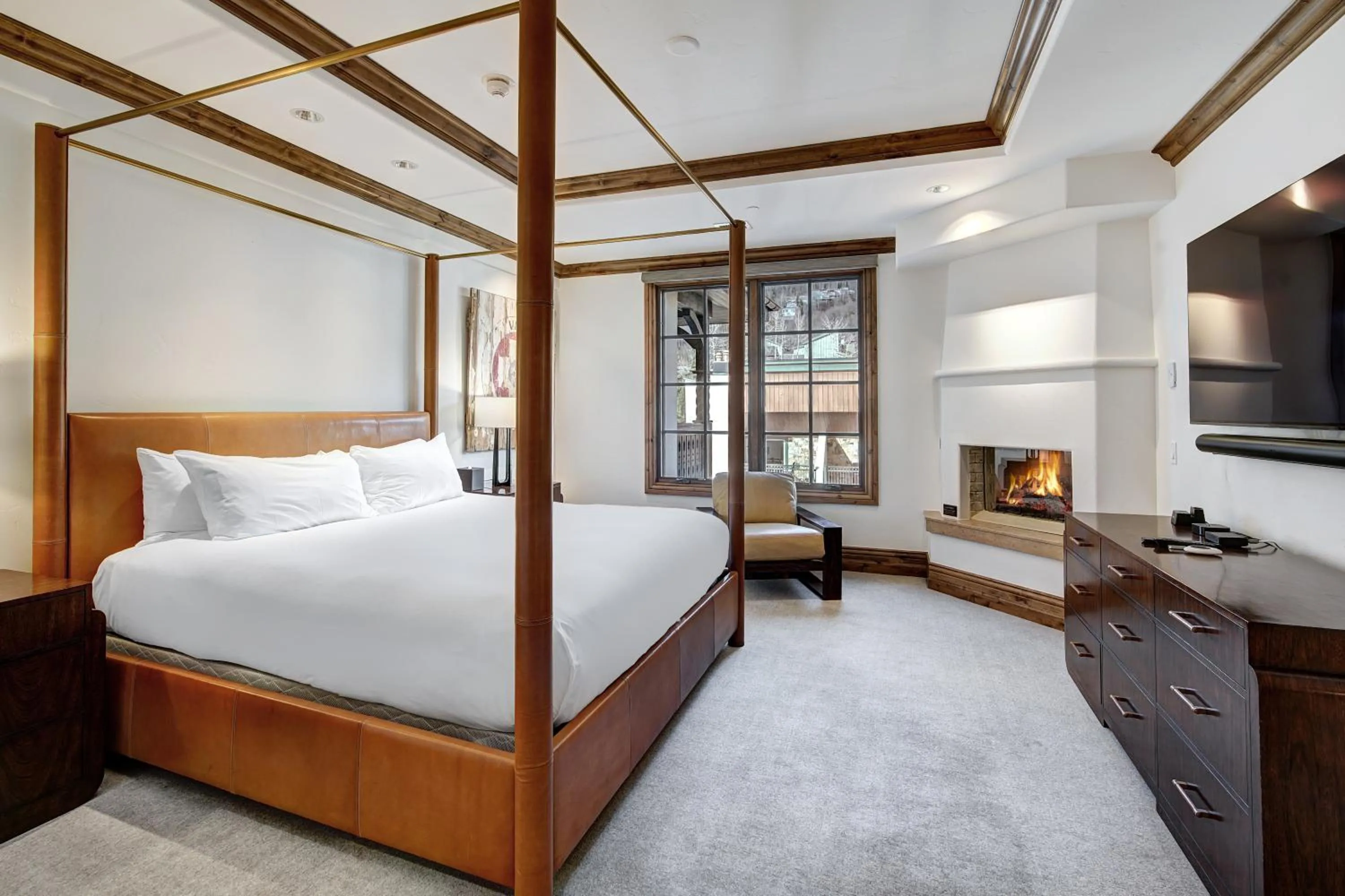 Bed in The Arrabelle at Vail Square, a RockResort, by Vail Resorts