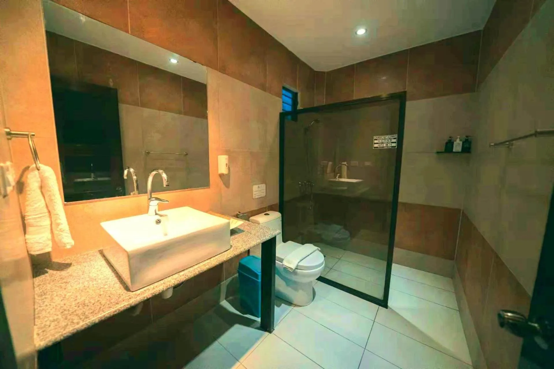 Shower in Alona Northland Resort