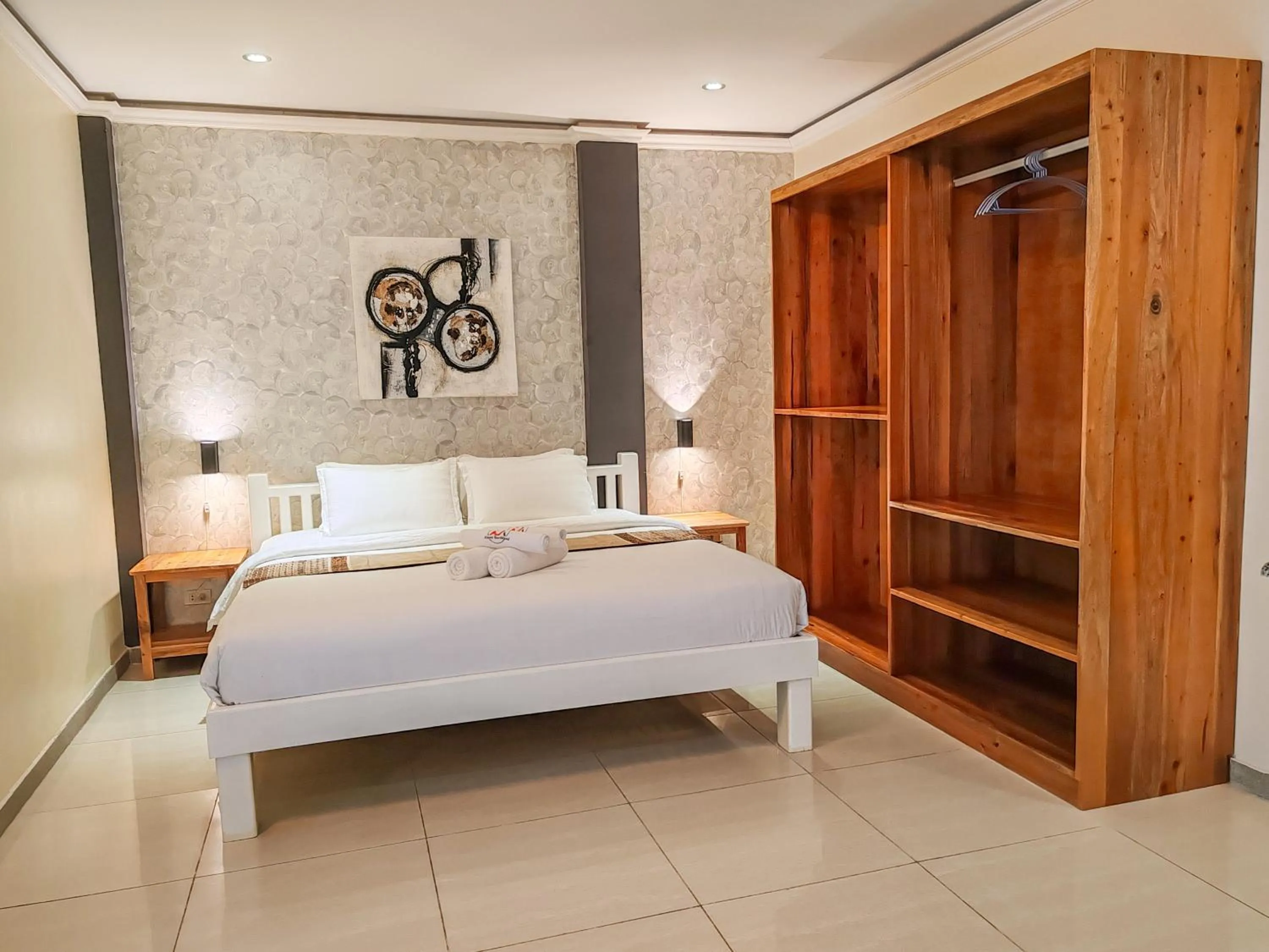 Bed in Alona Northland Resort