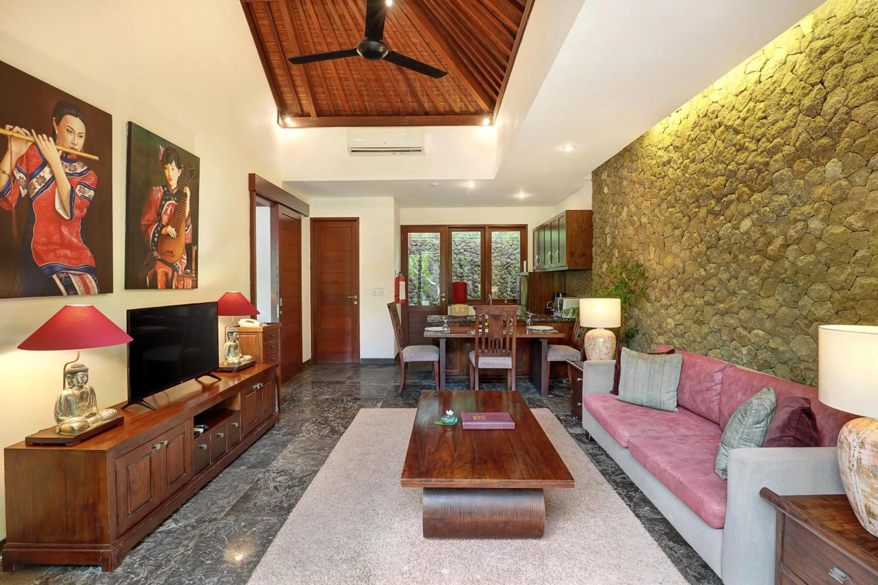 Living room in Gending Kedis Luxury Villas & Spa Estate