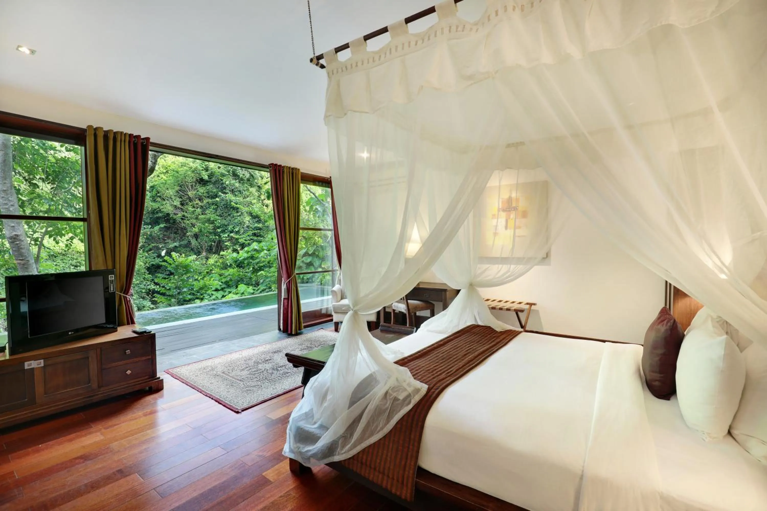 Bed in Gending Kedis Luxury Villas & Spa Estate