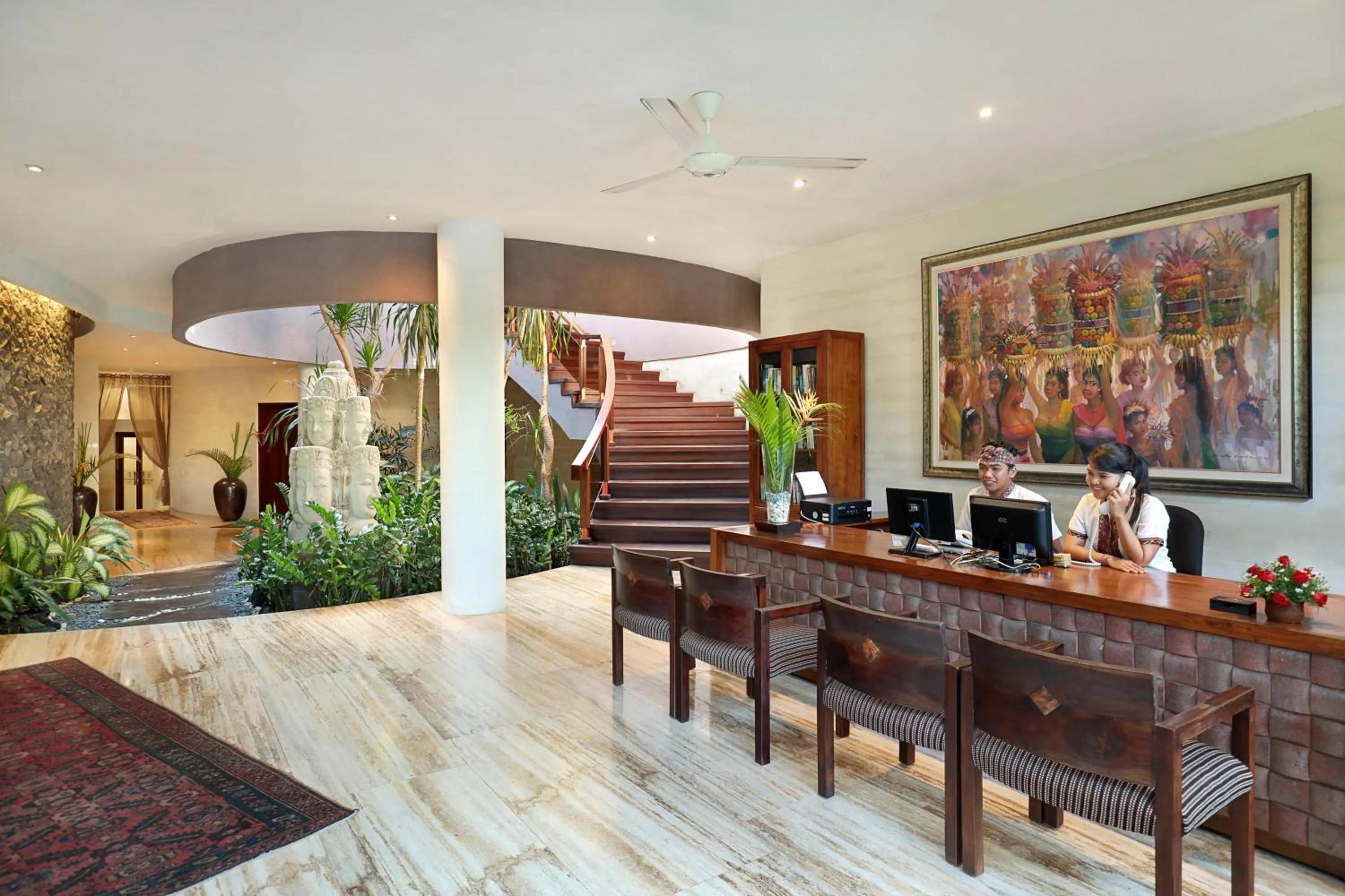 Lobby or reception in Gending Kedis Luxury Villas & Spa Estate