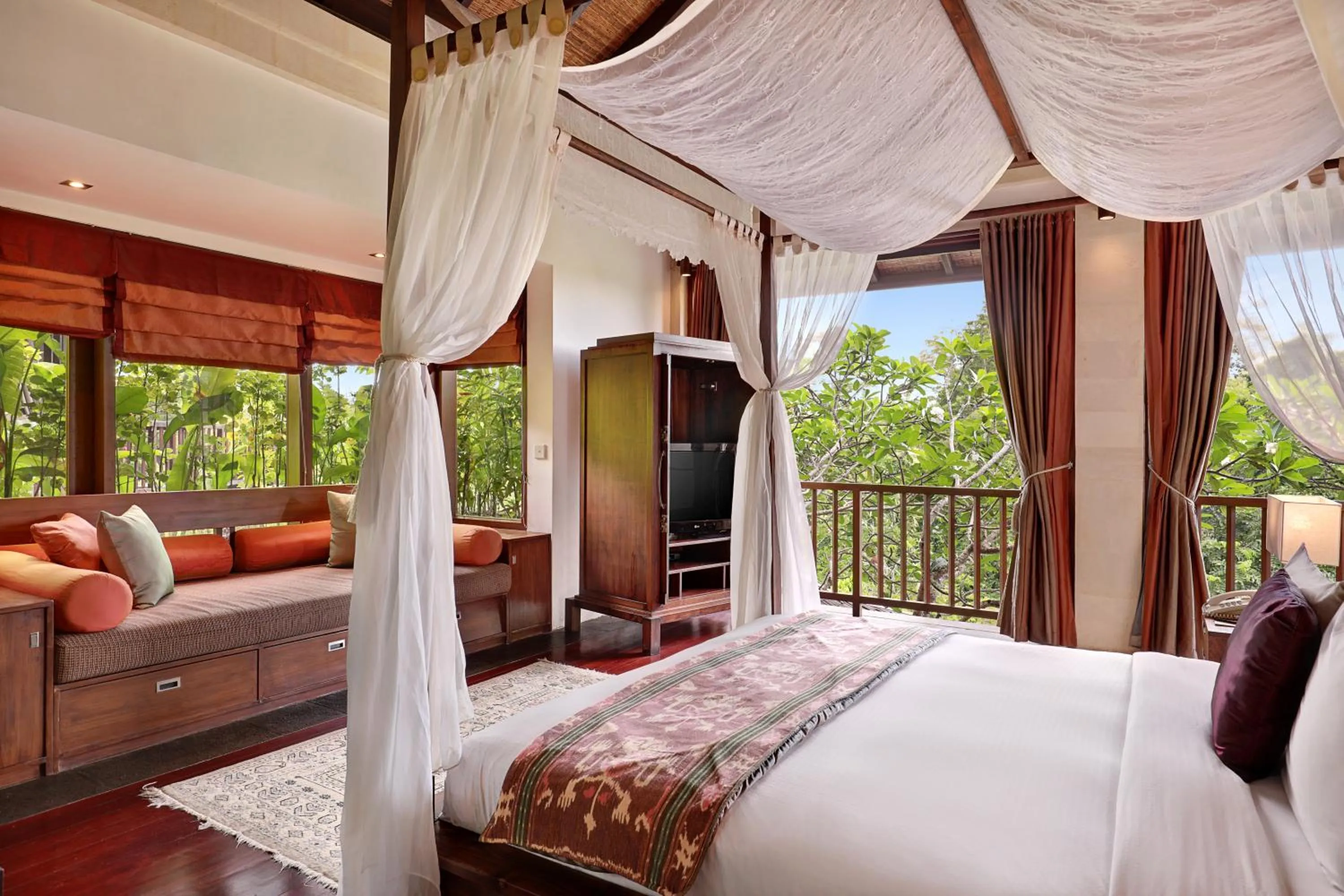 Bed in Gending Kedis Luxury Villas & Spa Estate