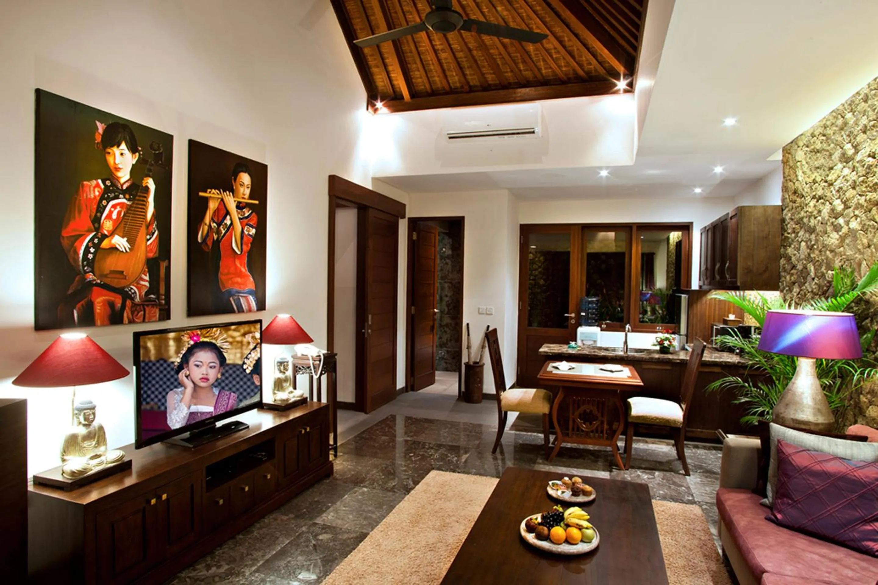 Living room in Gending Kedis Luxury Villas & Spa Estate