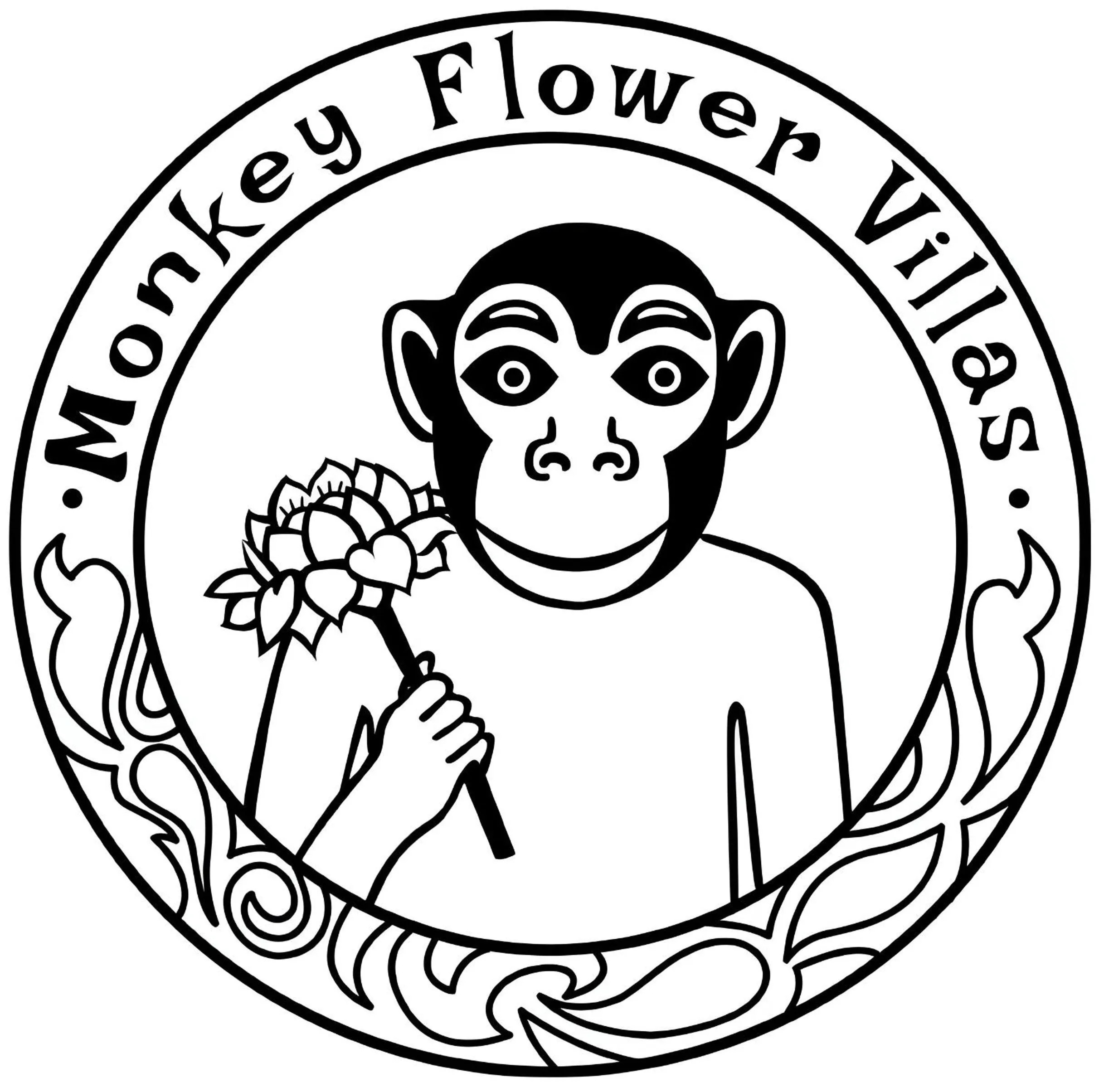 Logo/Certificate/Sign in Monkey Flower Villas