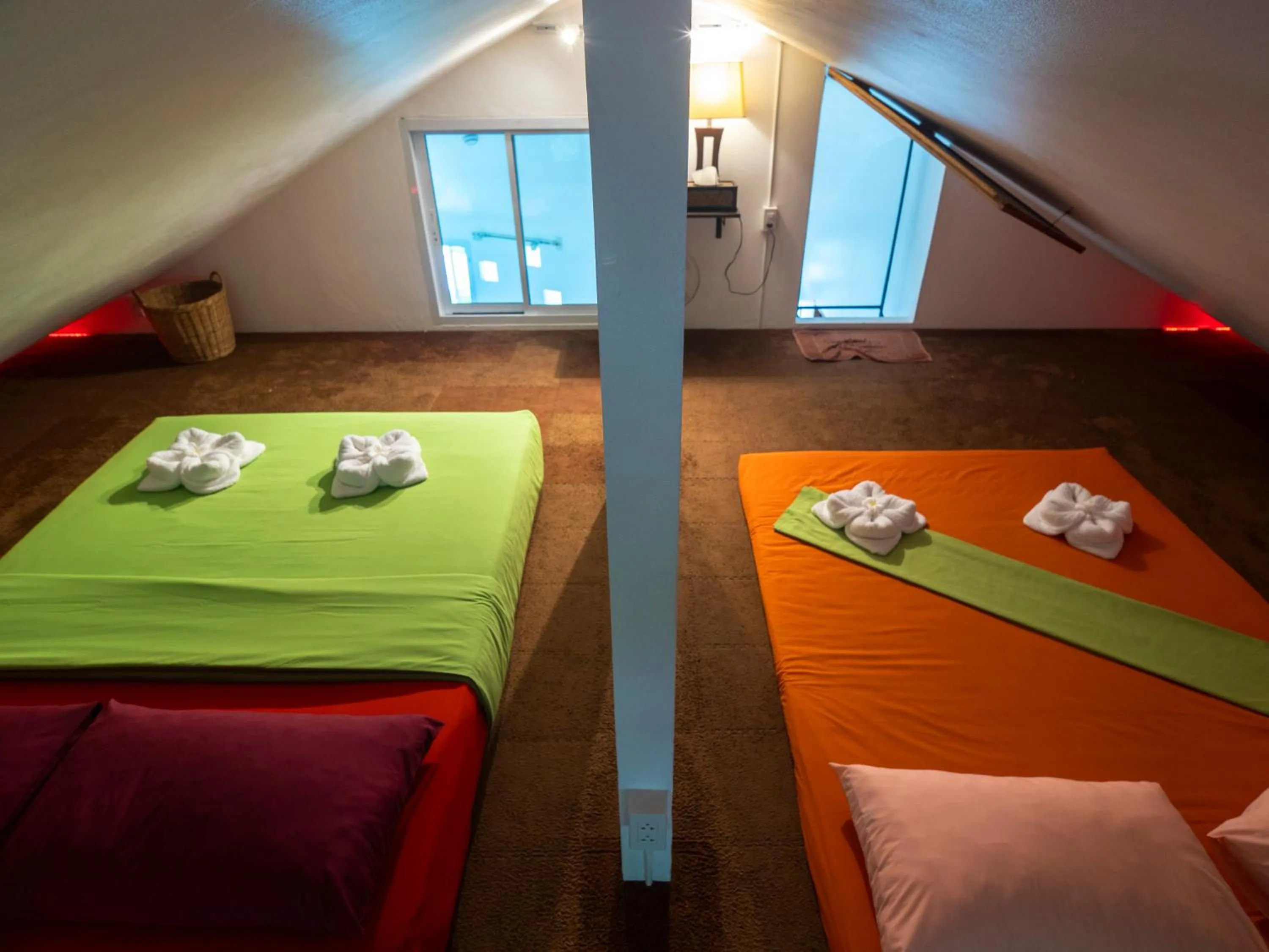 Bed in Monkey Flower Villas