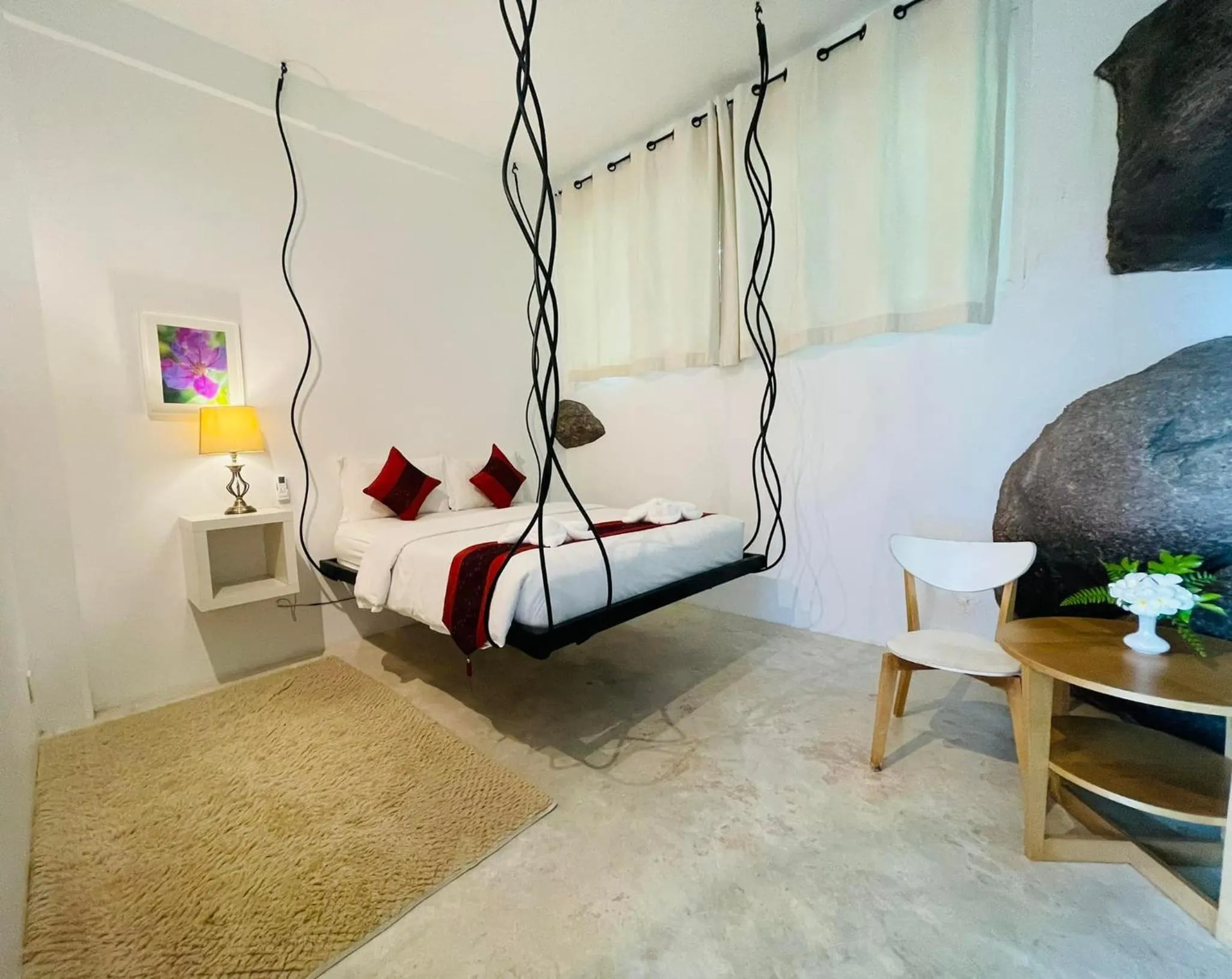 Bedroom, Bed in Monkey Flower Villas