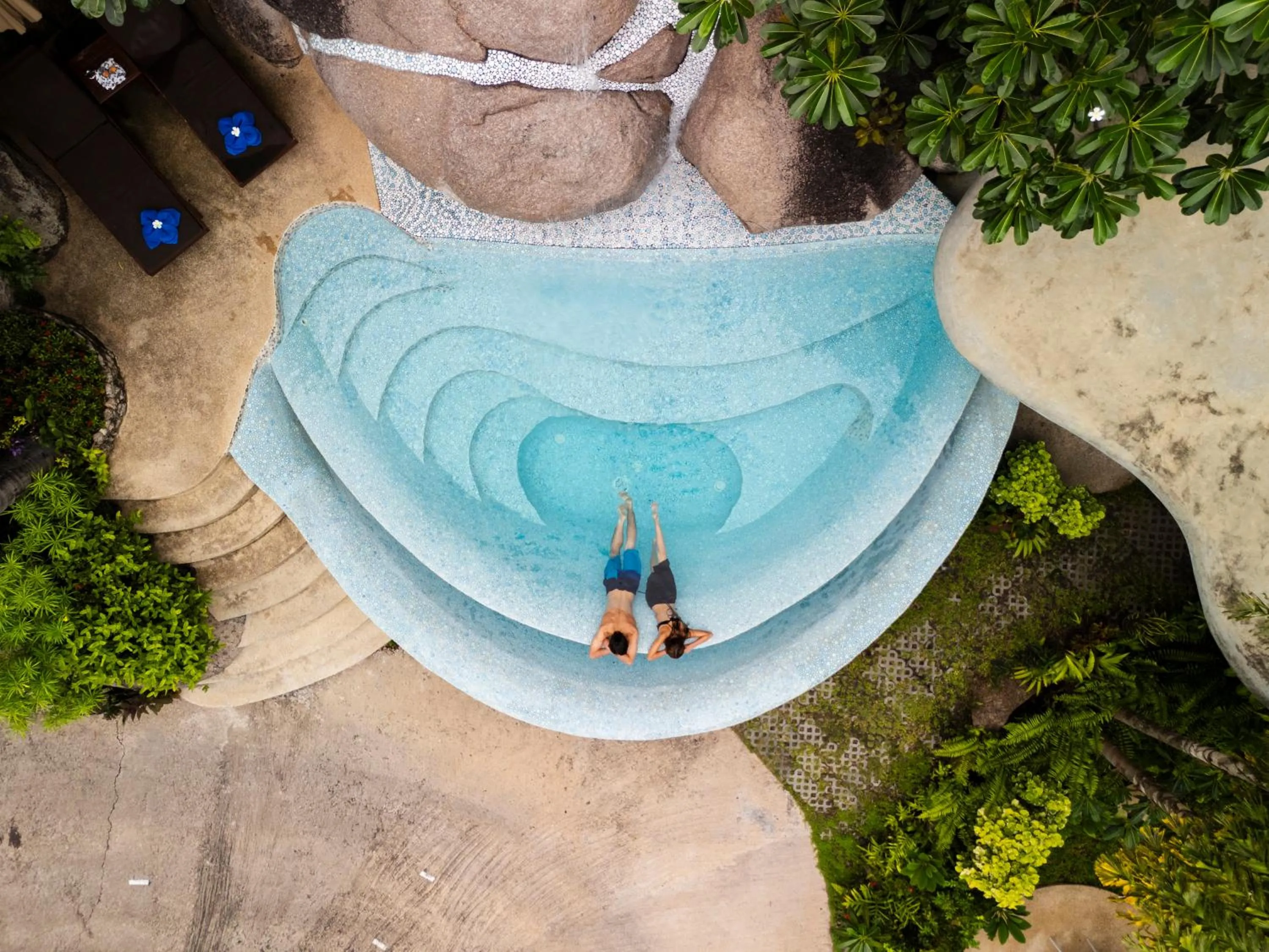 People in Monkey Flower Villas