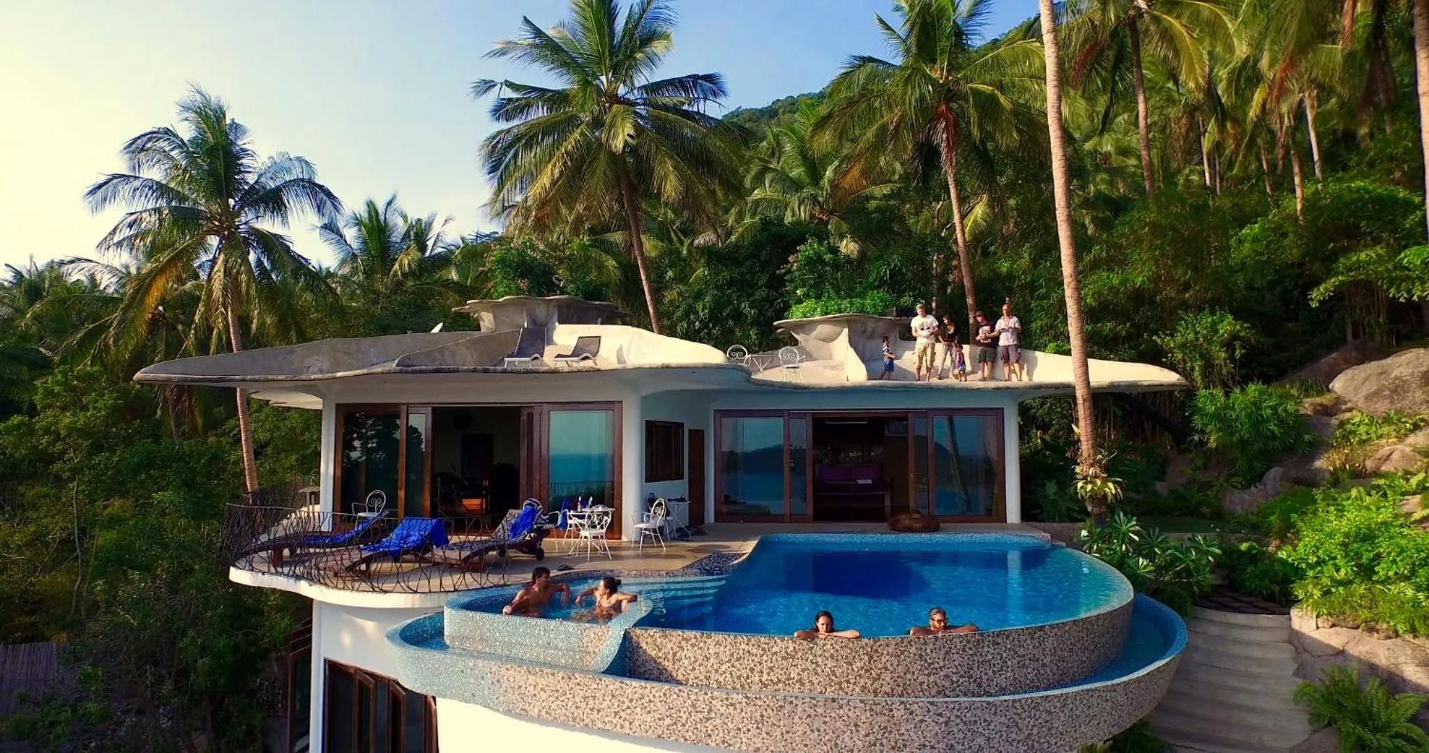 Patio in Monkey Flower Villas