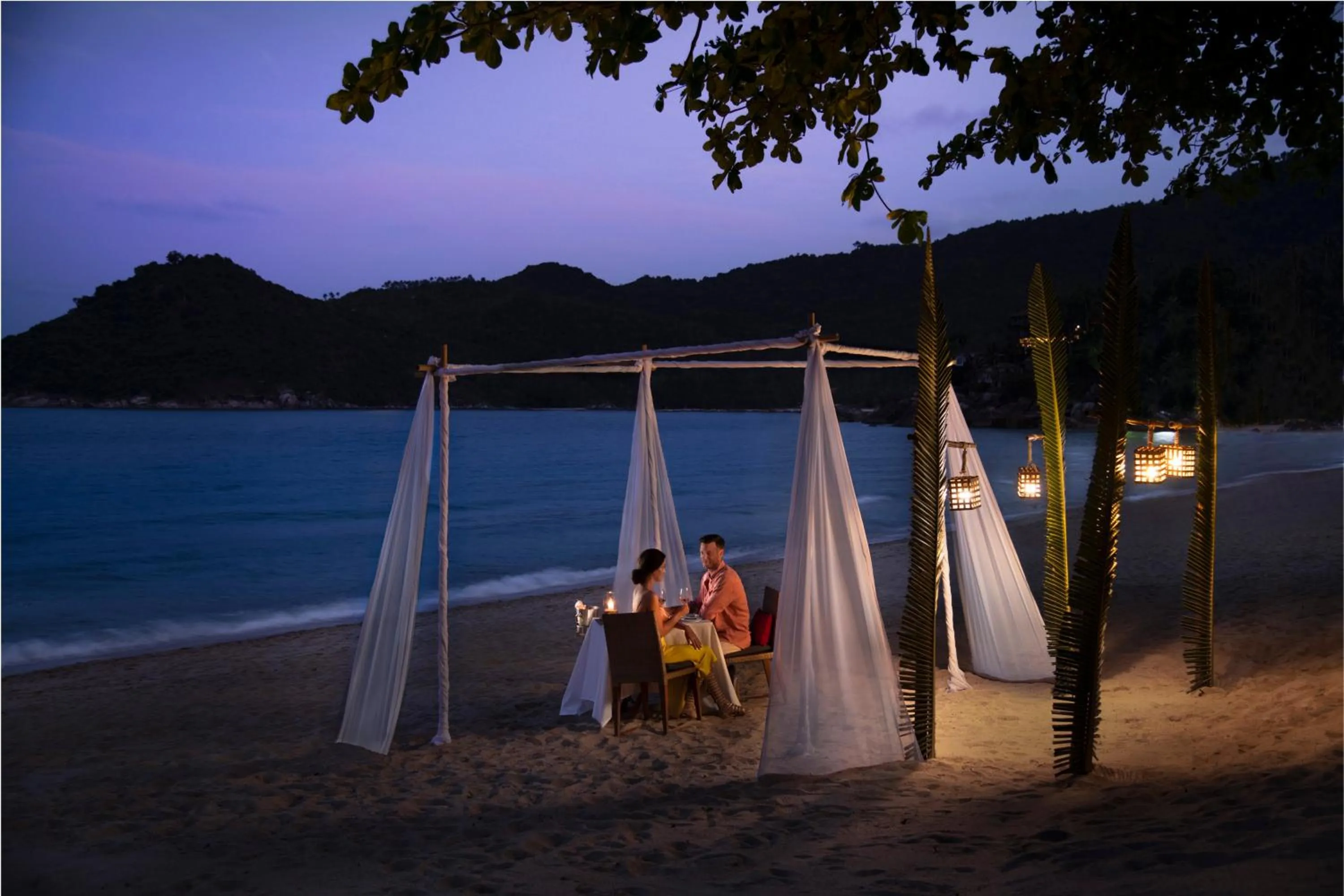 Dinner in Anantara Rasananda Koh Phangan Villas