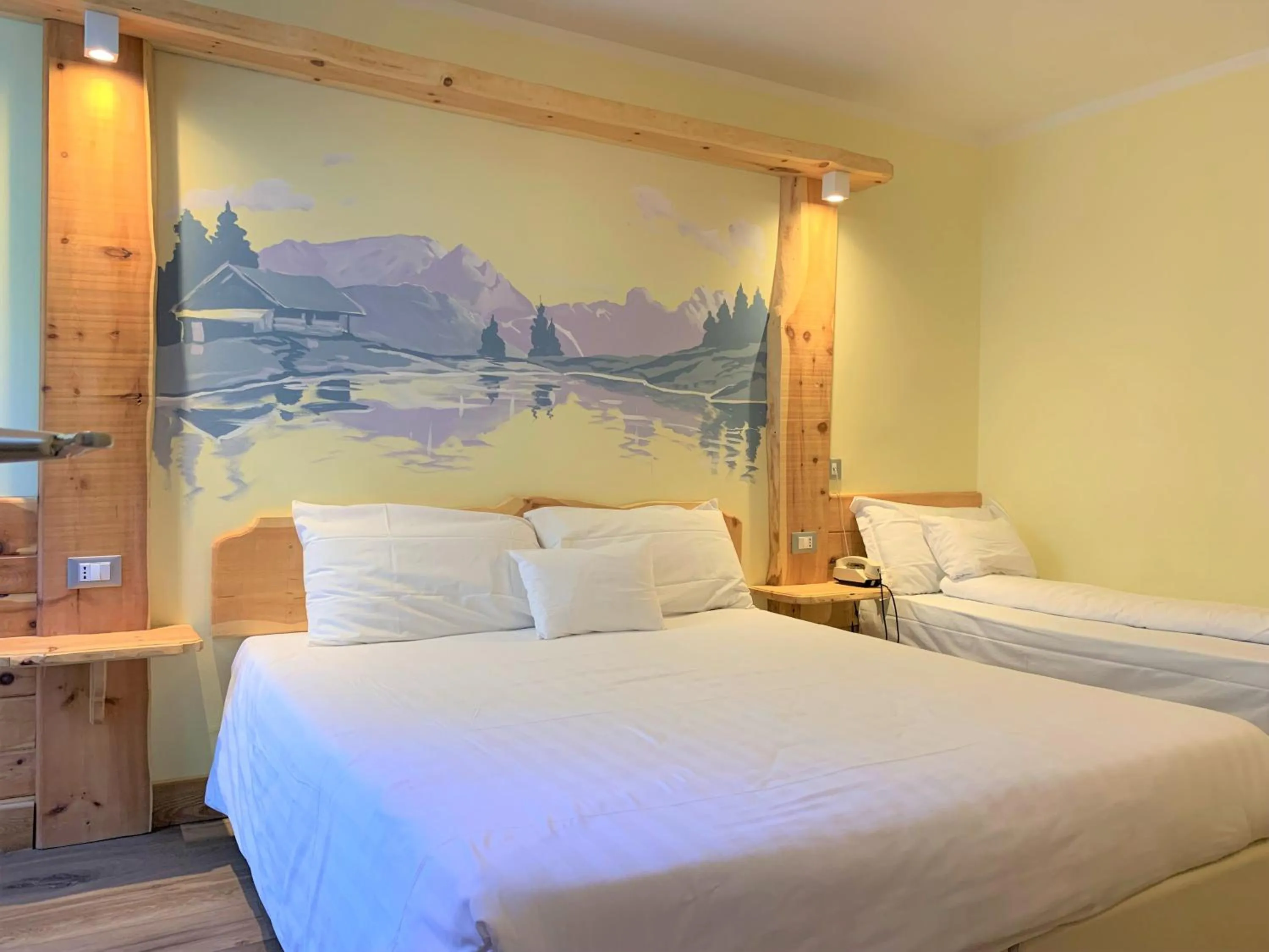 Bed in Park Hotel Faloria