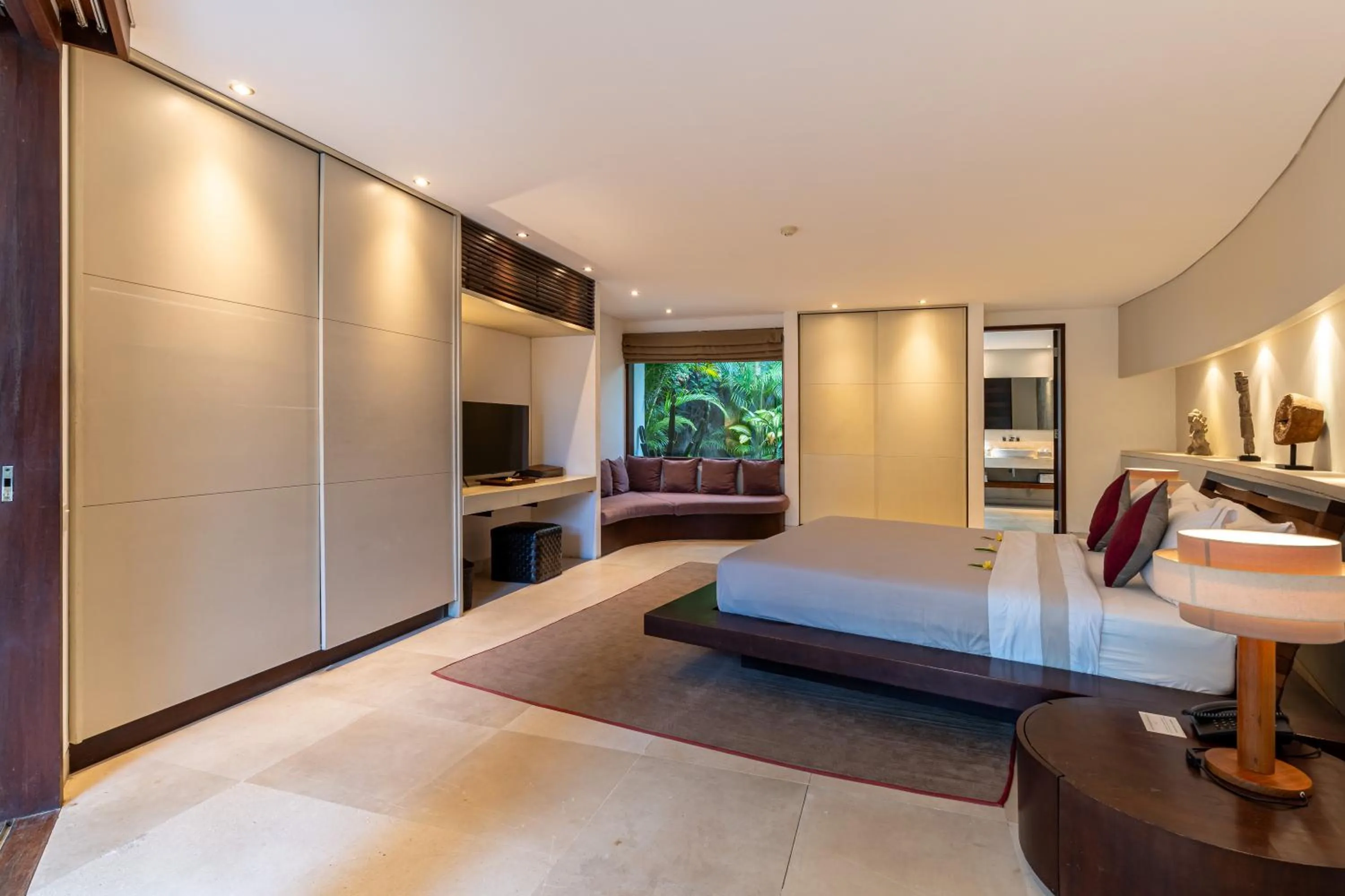 Bedroom, Bed in The Layar - Designer Villas and Spa