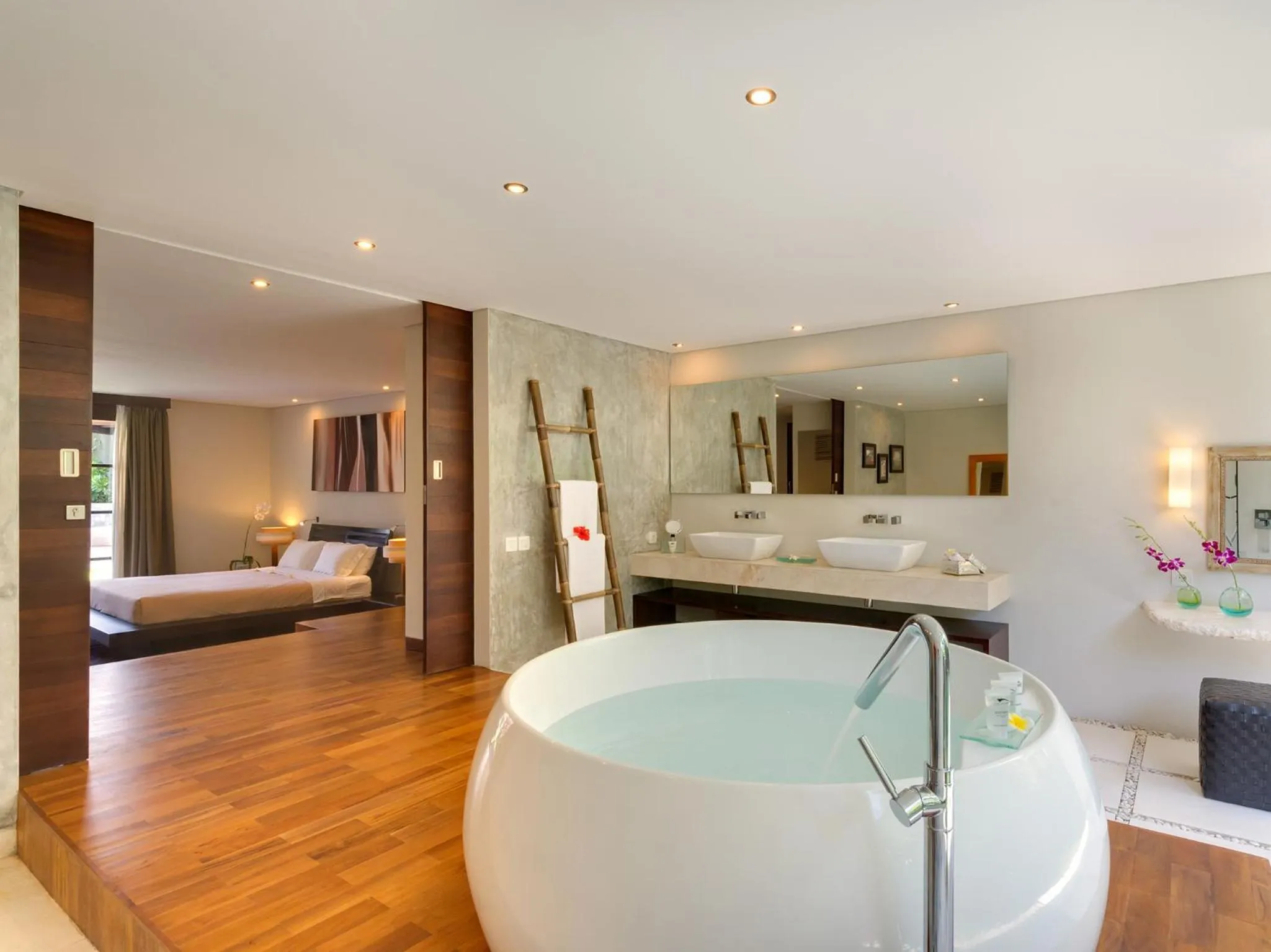 Bed in The Layar - Designer Villas and Spa, CHSE Certified