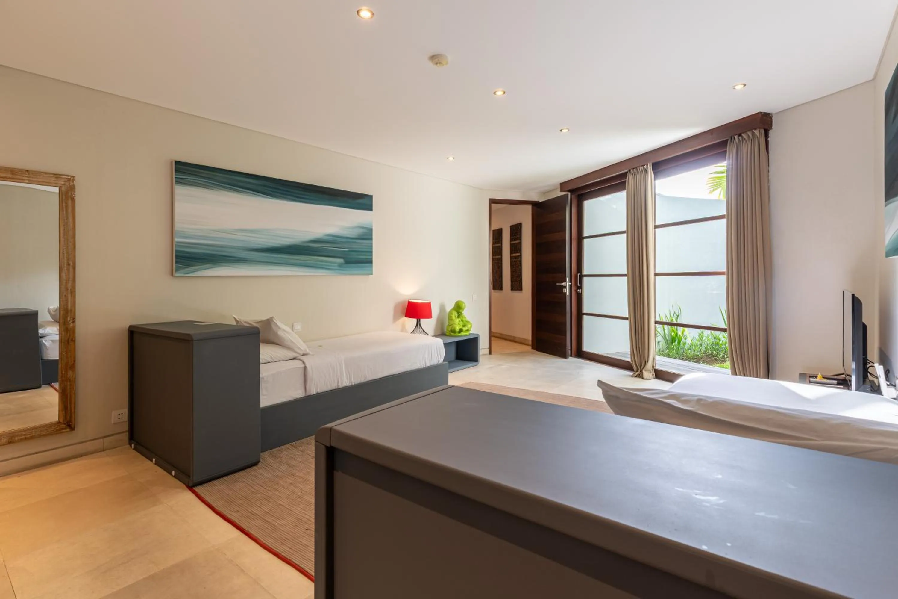 Bedroom, Bed in The Layar - Designer Villas and Spa