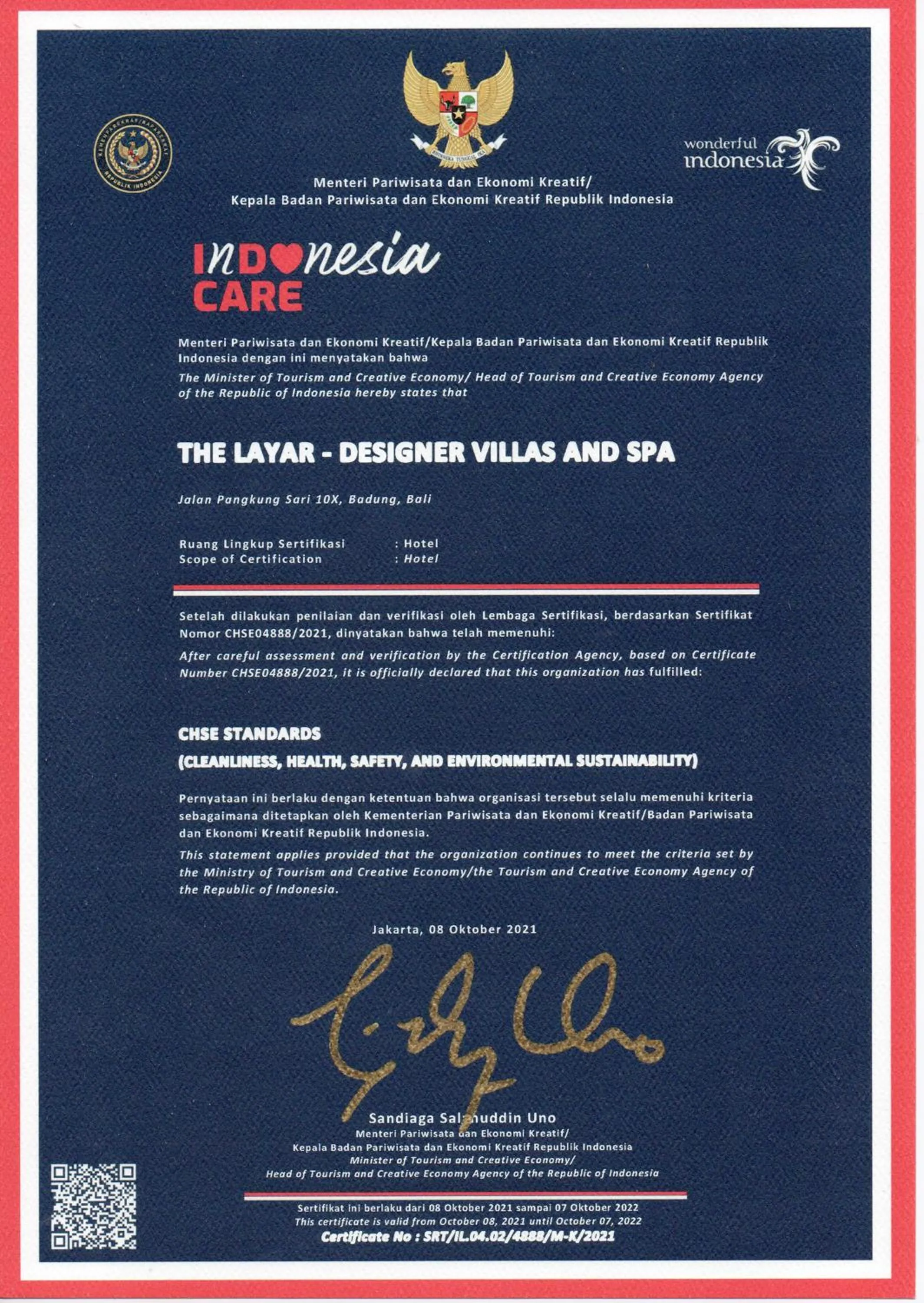 Other in The Layar - Designer Villas and Spa, CHSE Certified