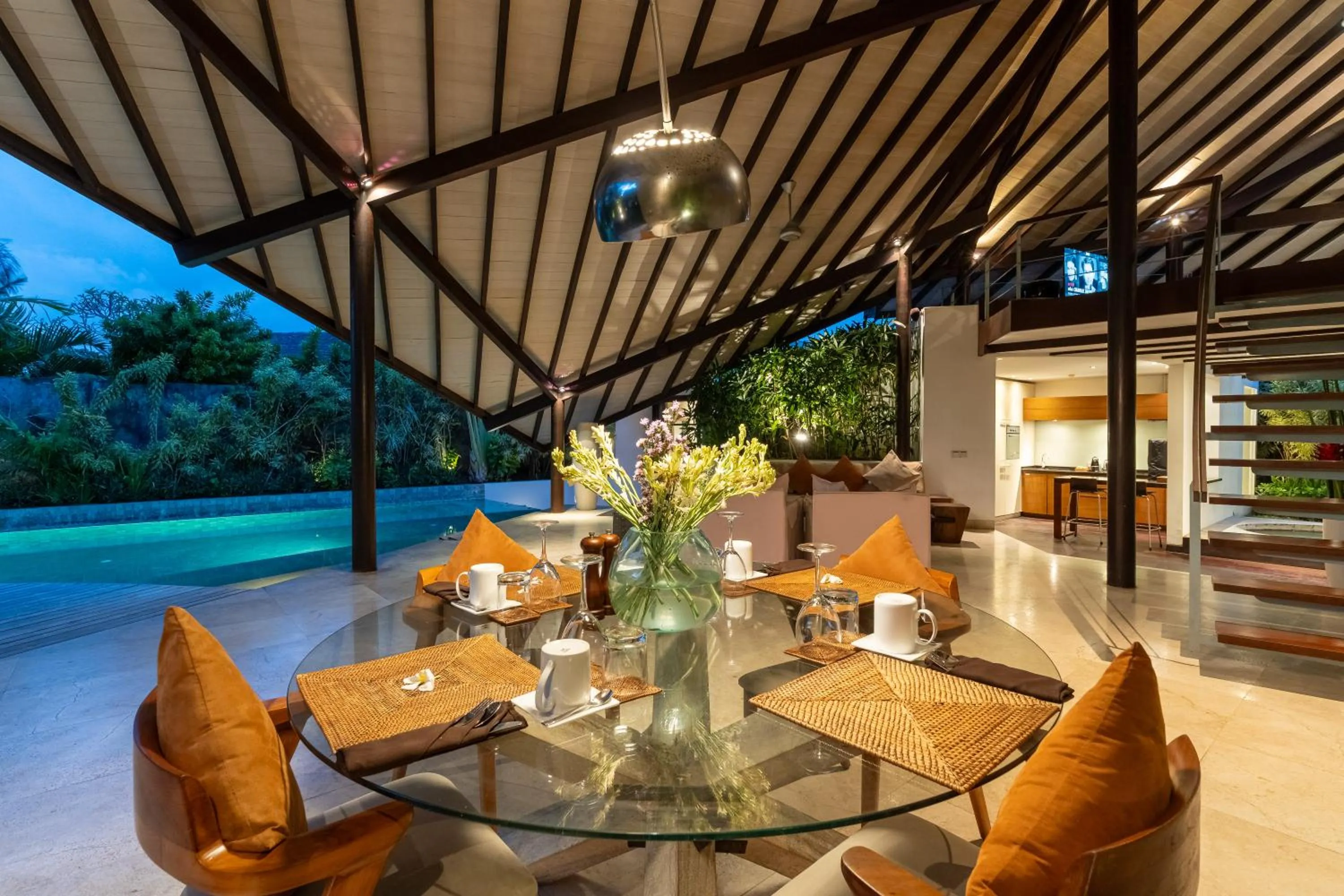 Dining area in The Layar - Designer Villas and Spa