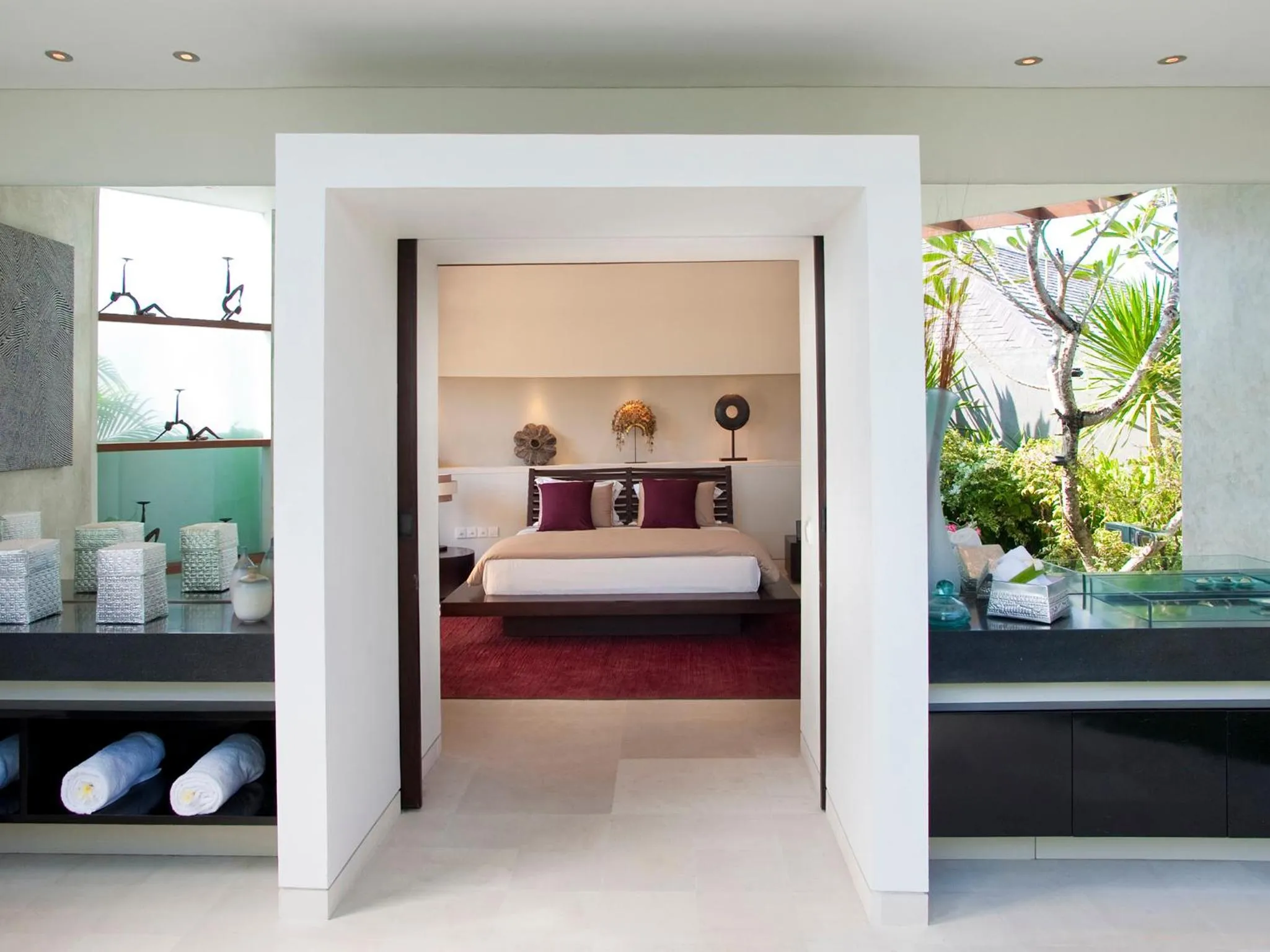 Bed in The Layar - Designer Villas and Spa