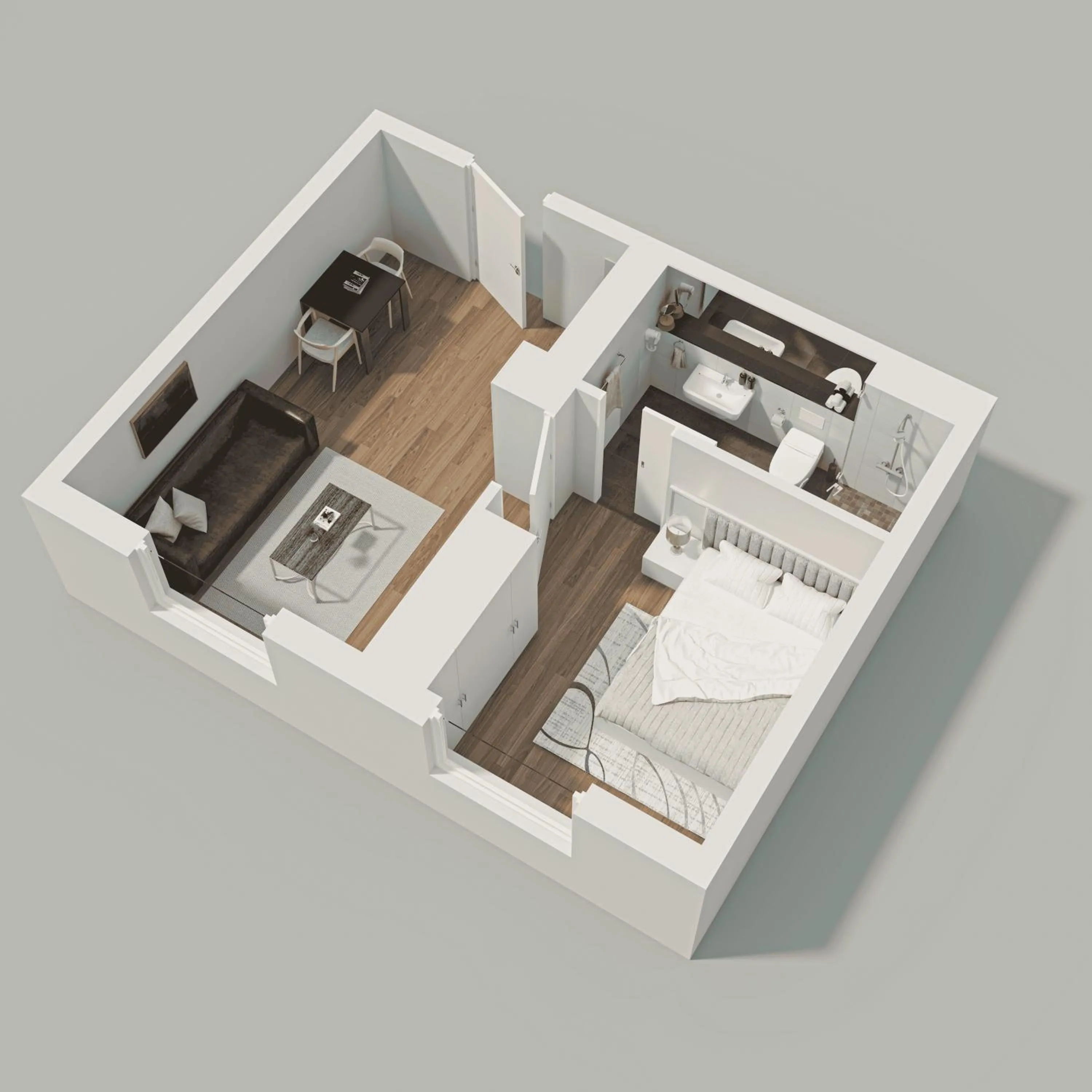 Floor plan in The Red Apartments
