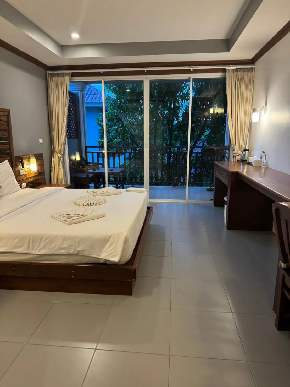 Bed in Pratum Resort