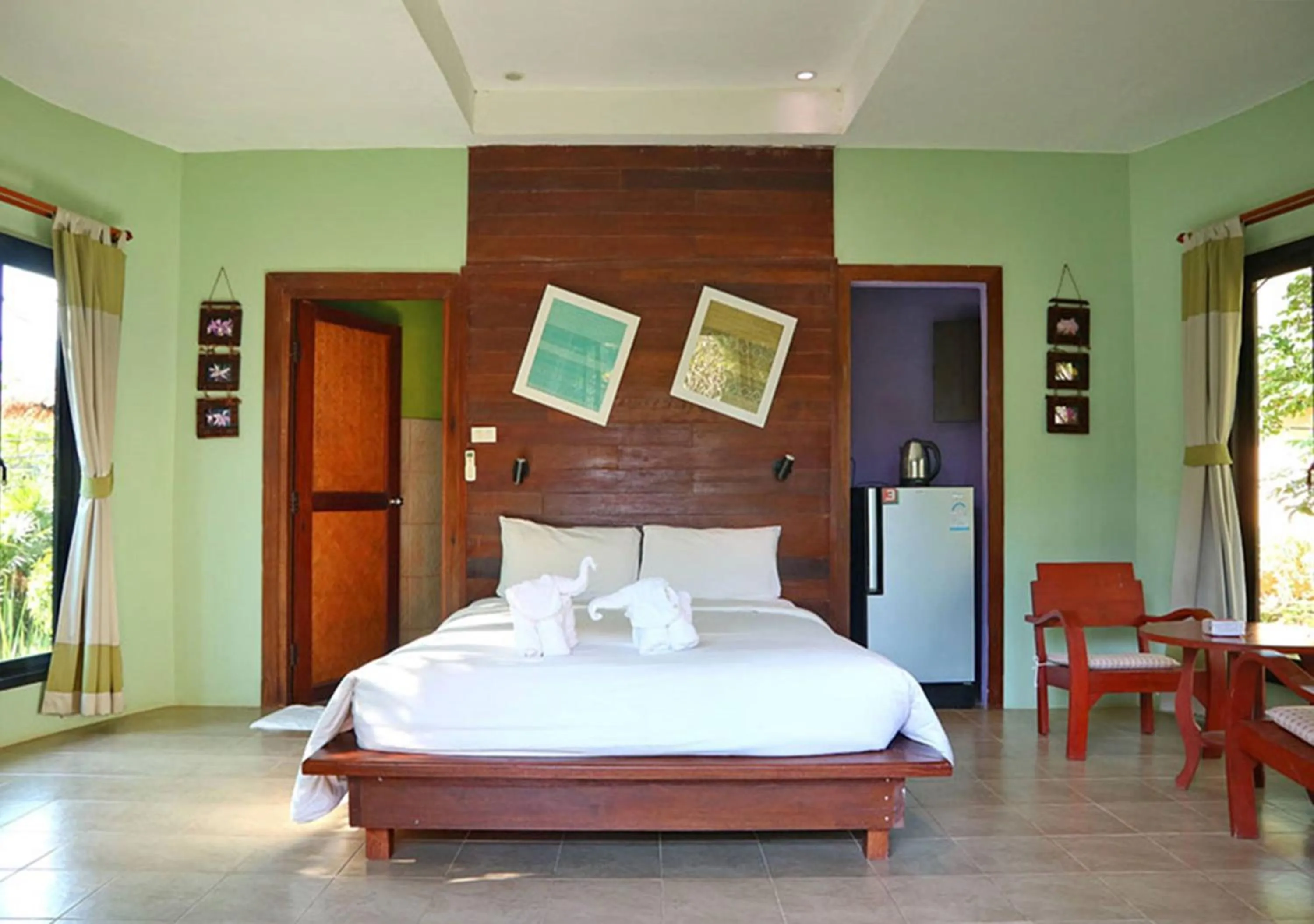 Bed in Aurora Resort Chiangdao