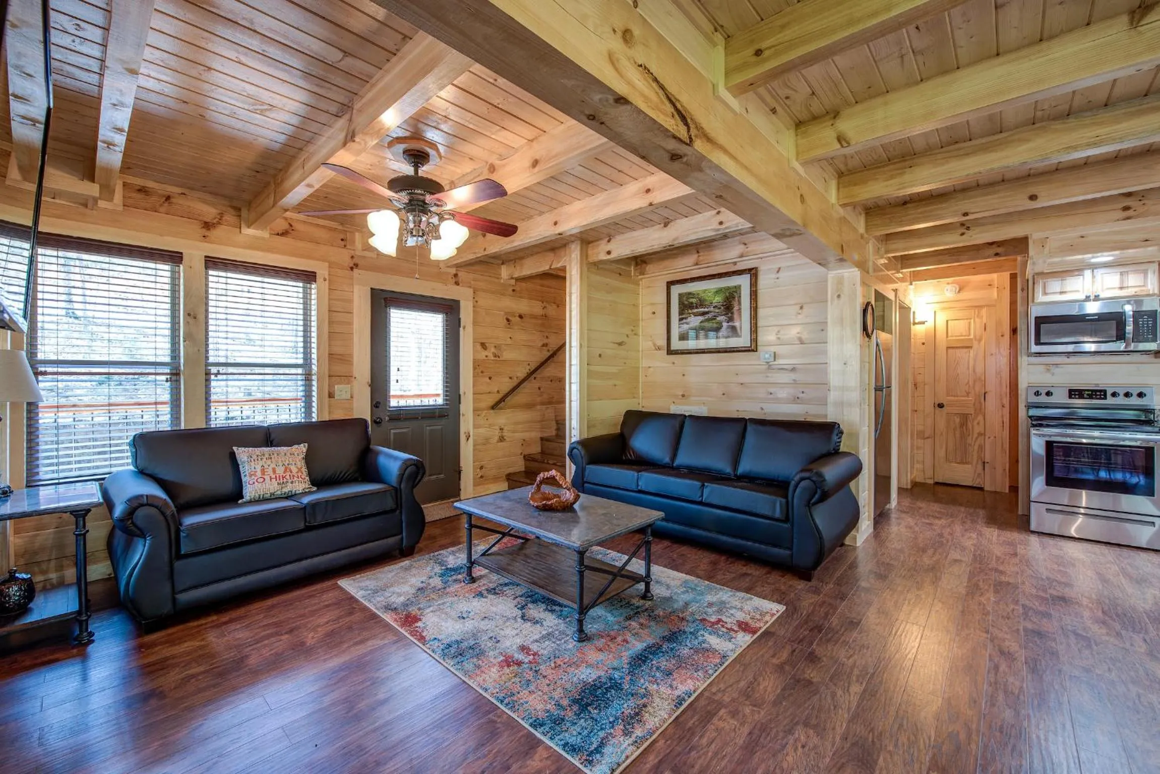 Living room in Woodland Escape