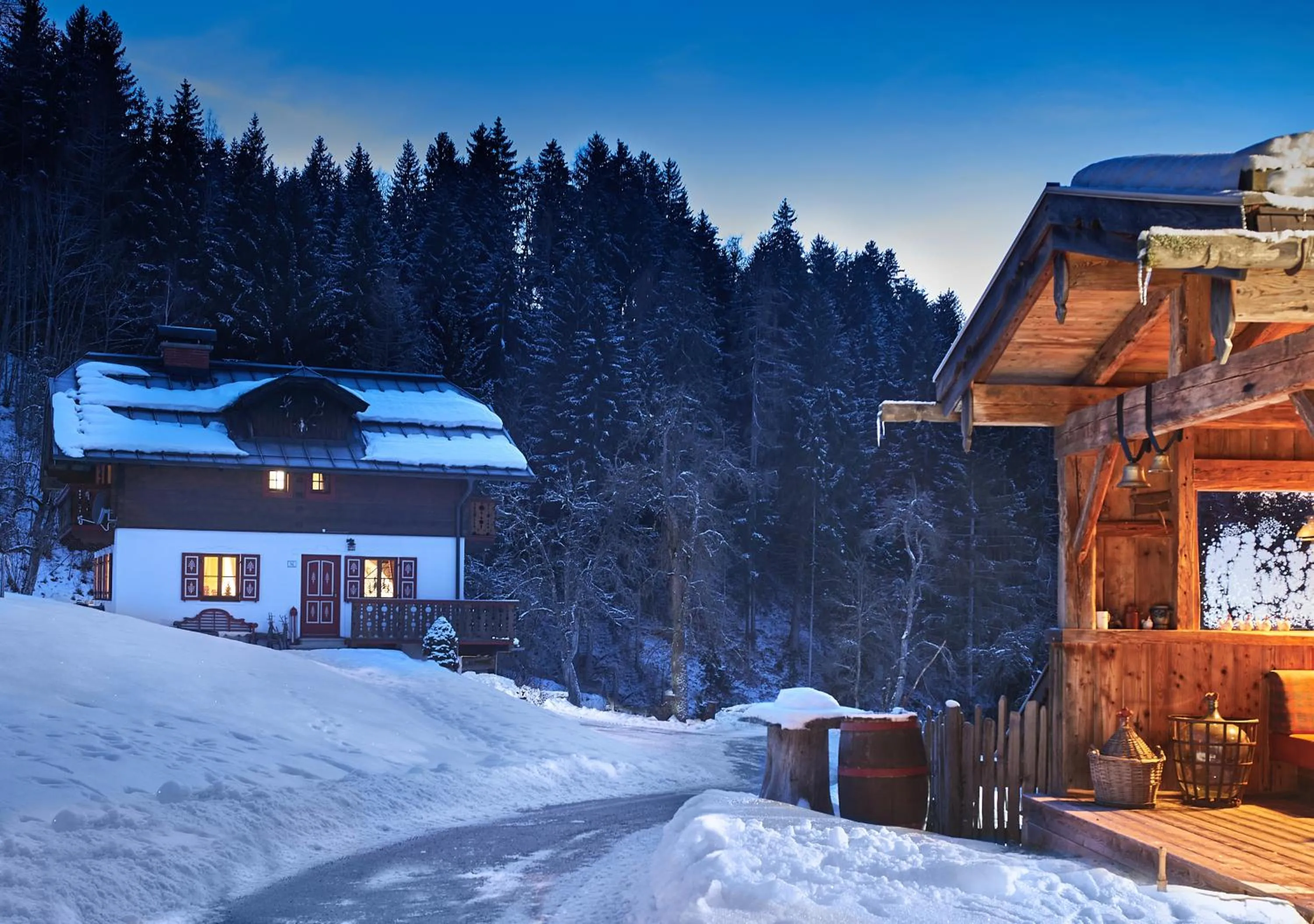 Winter in Lerchs Landhotel