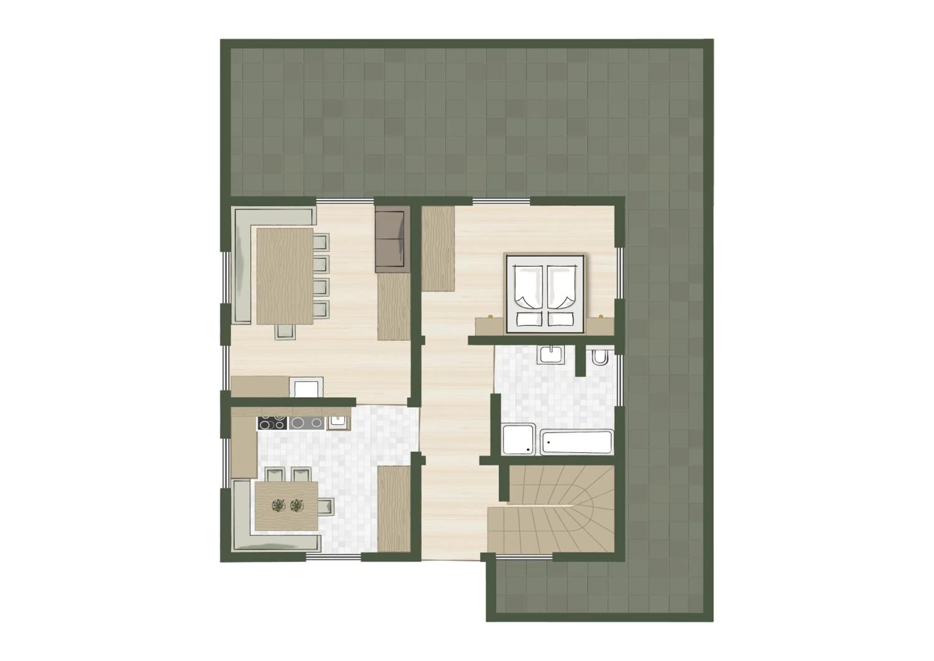 Floor plan in Lerchs Landhotel