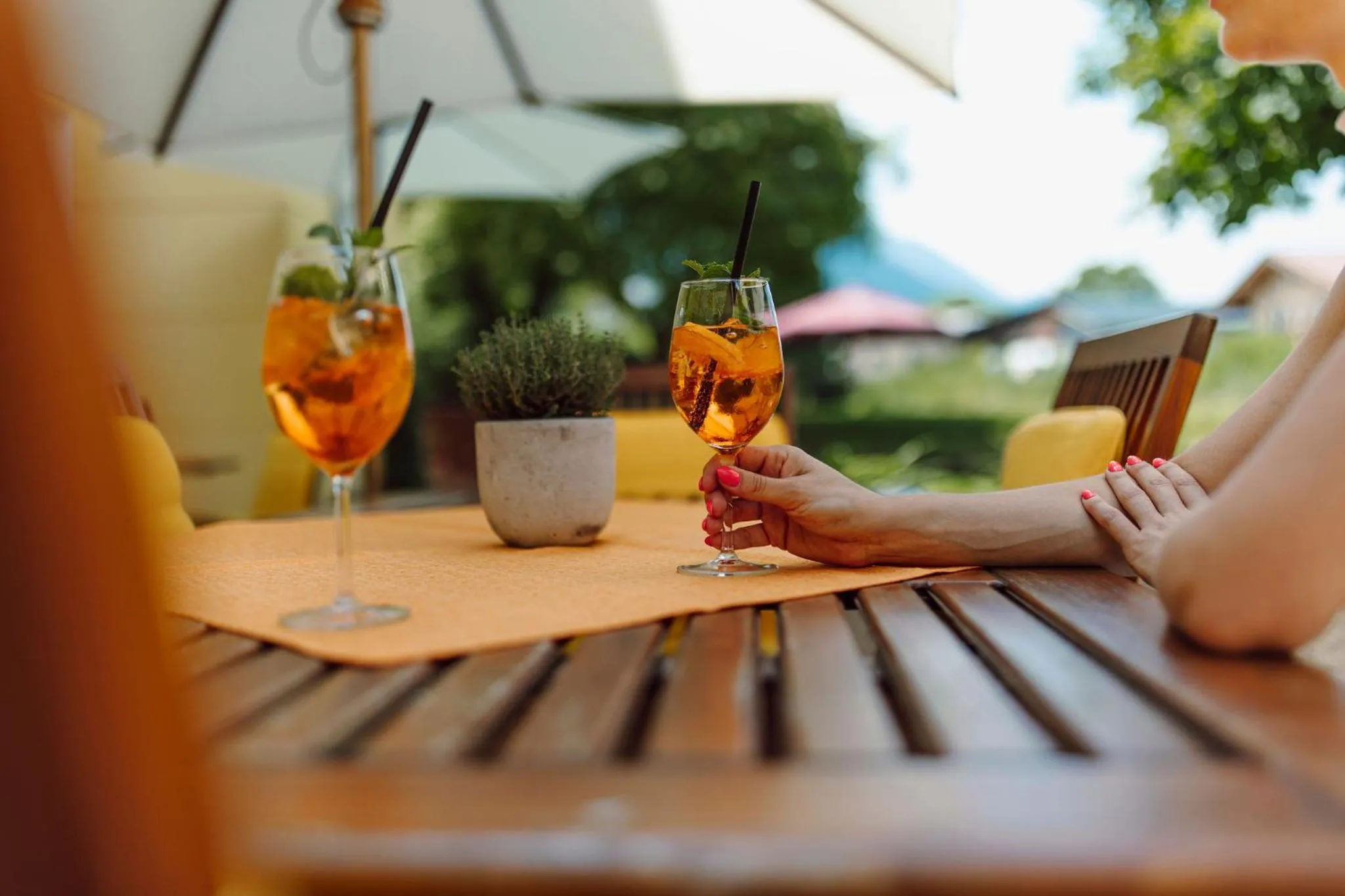 Balcony/Terrace in Lerchs Landhotel