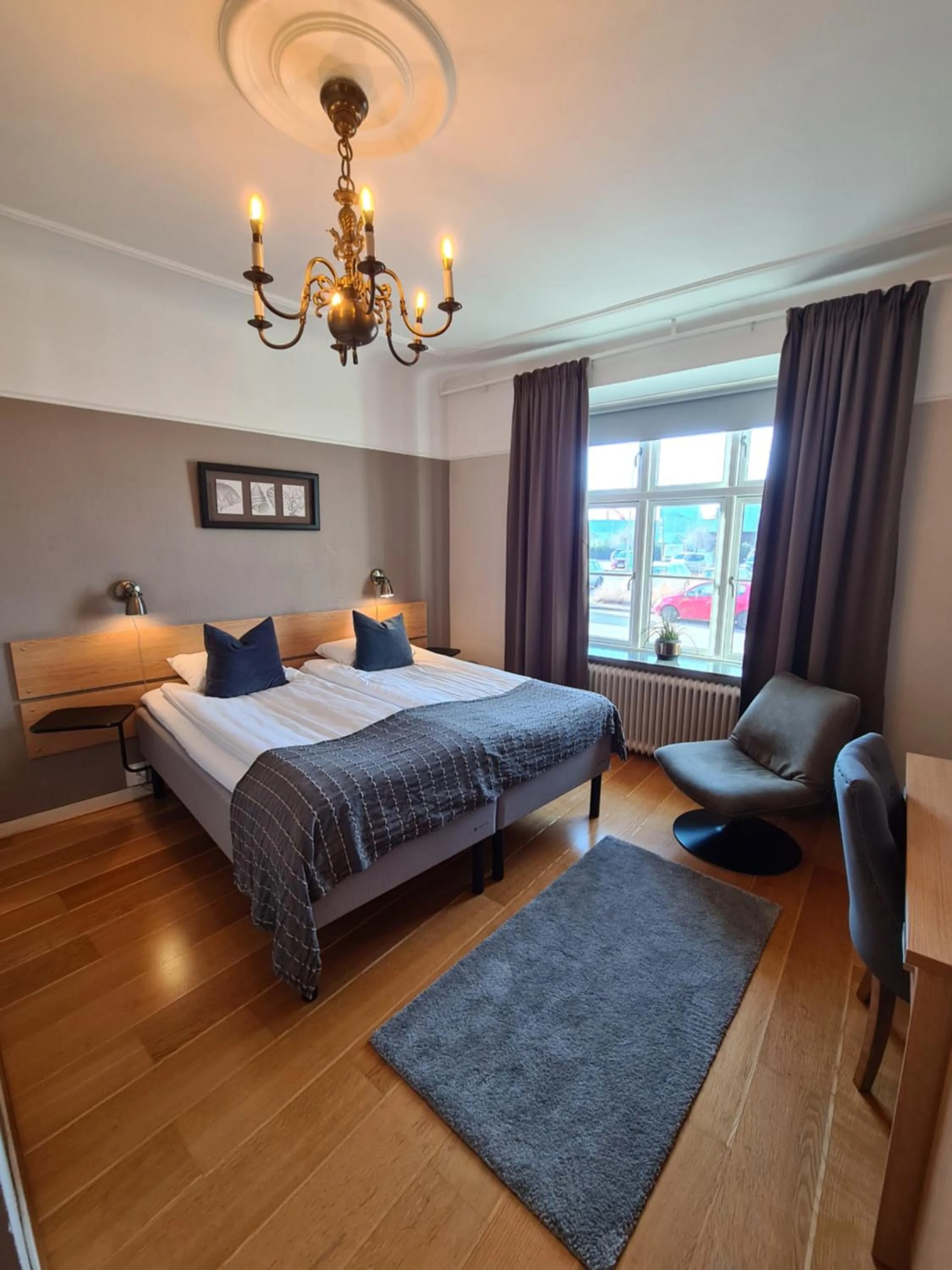 Bed in Hamnhotellet Kronan