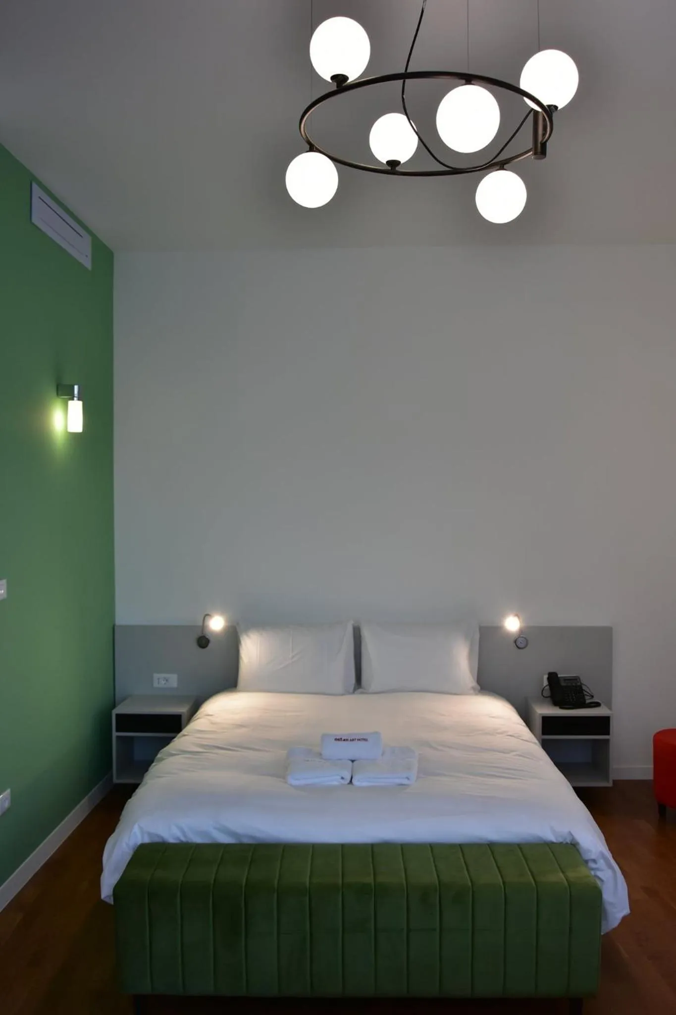 Decorative detail, Bed in Osten Art Hotel