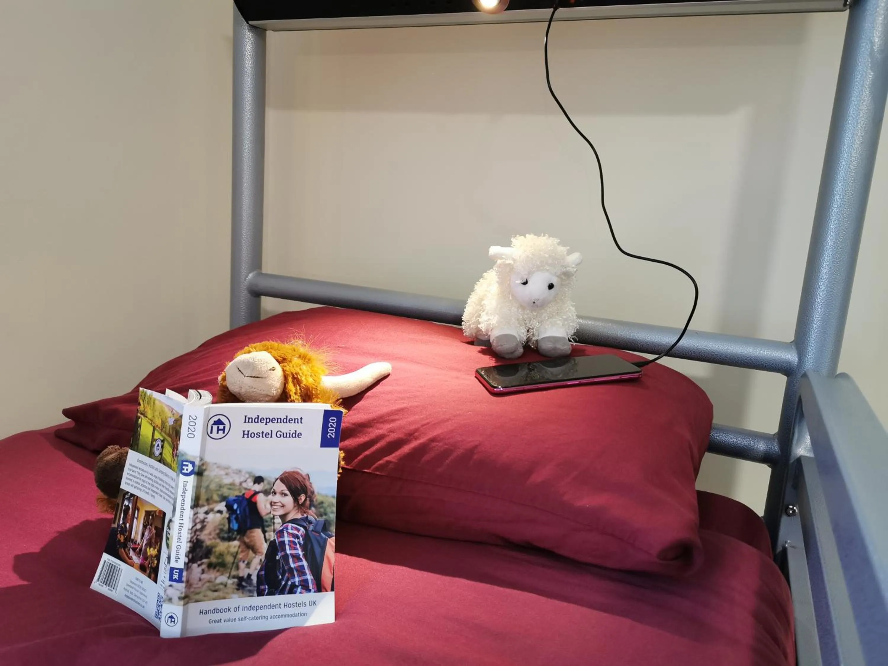 Bed in Morag's Lodge