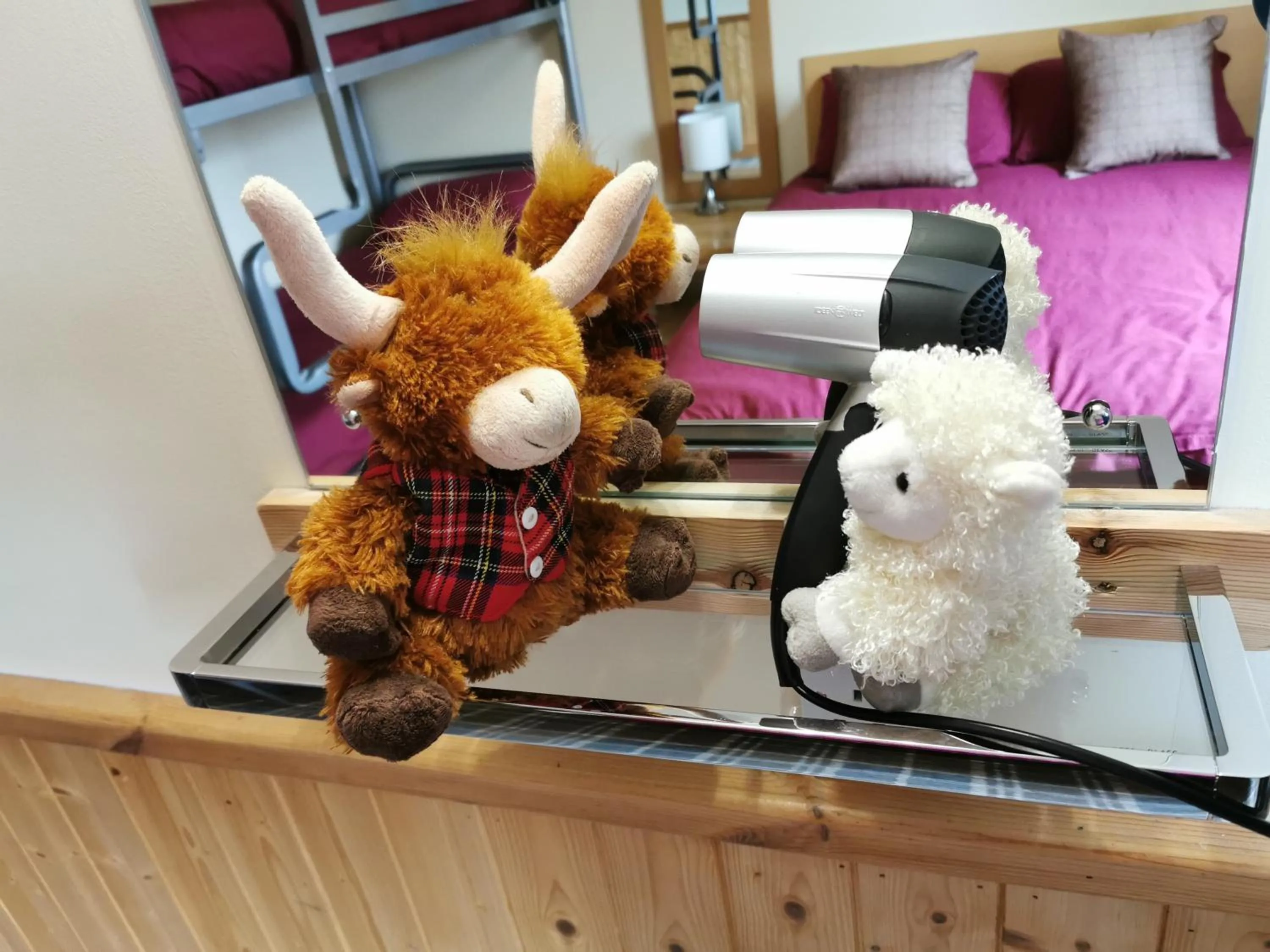 Bed in Morag's Lodge