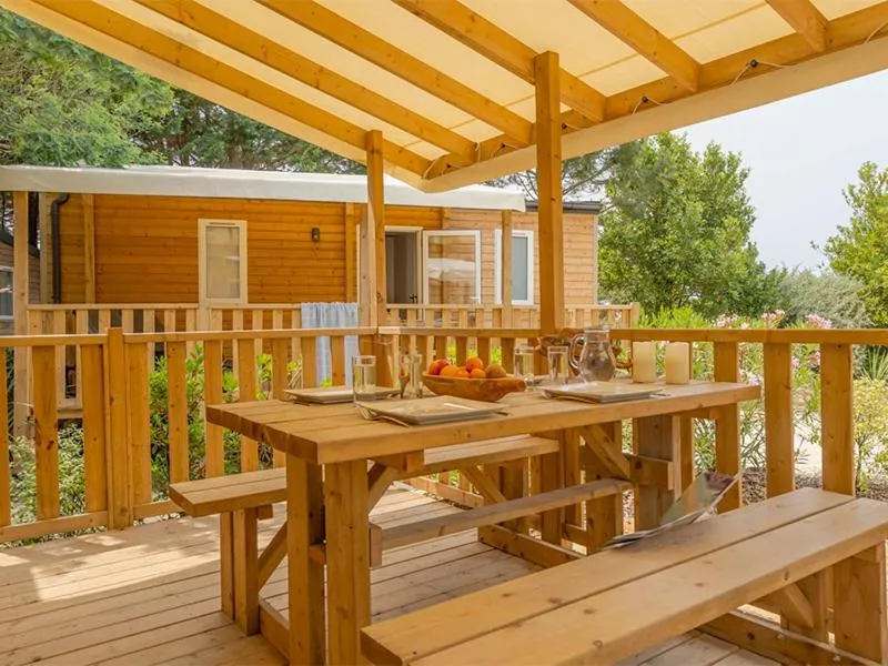 Balcony/Terrace in Camping Les Grenettes