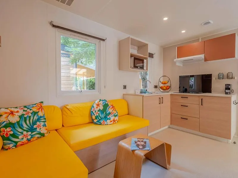 Kitchen or kitchenette in Camping Les Grenettes